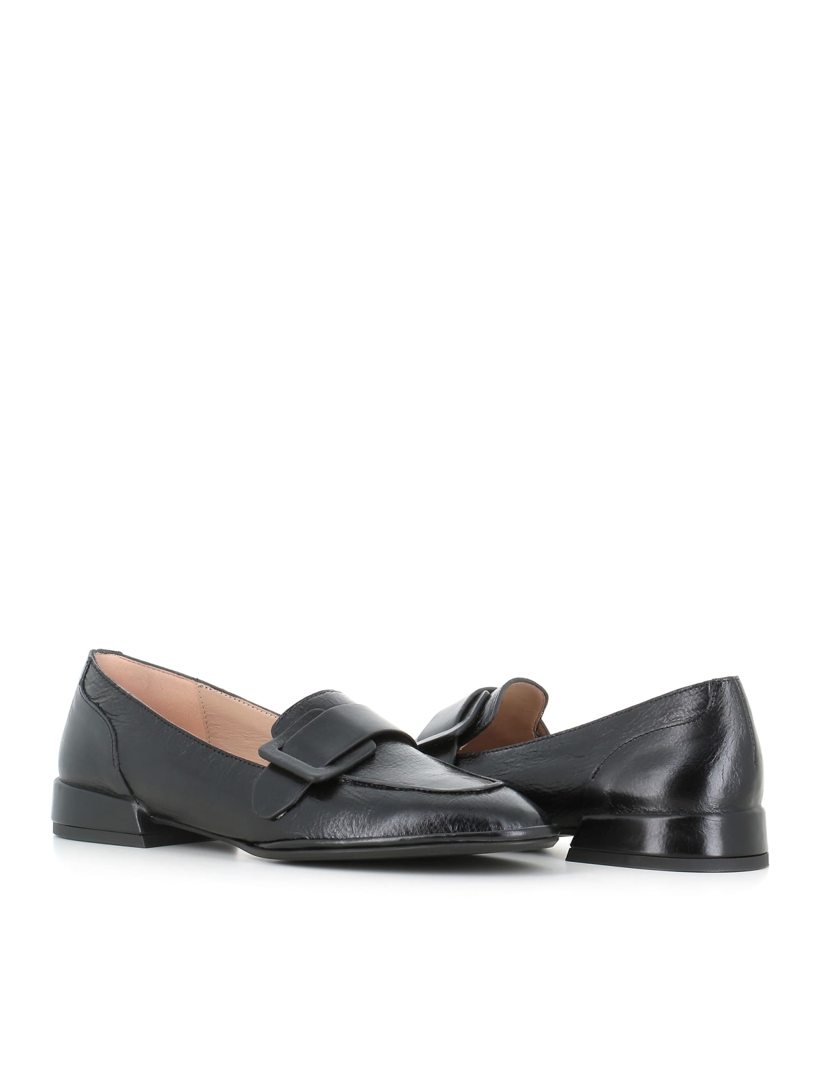 Shop Del Carlo Loafer 11805 In Black