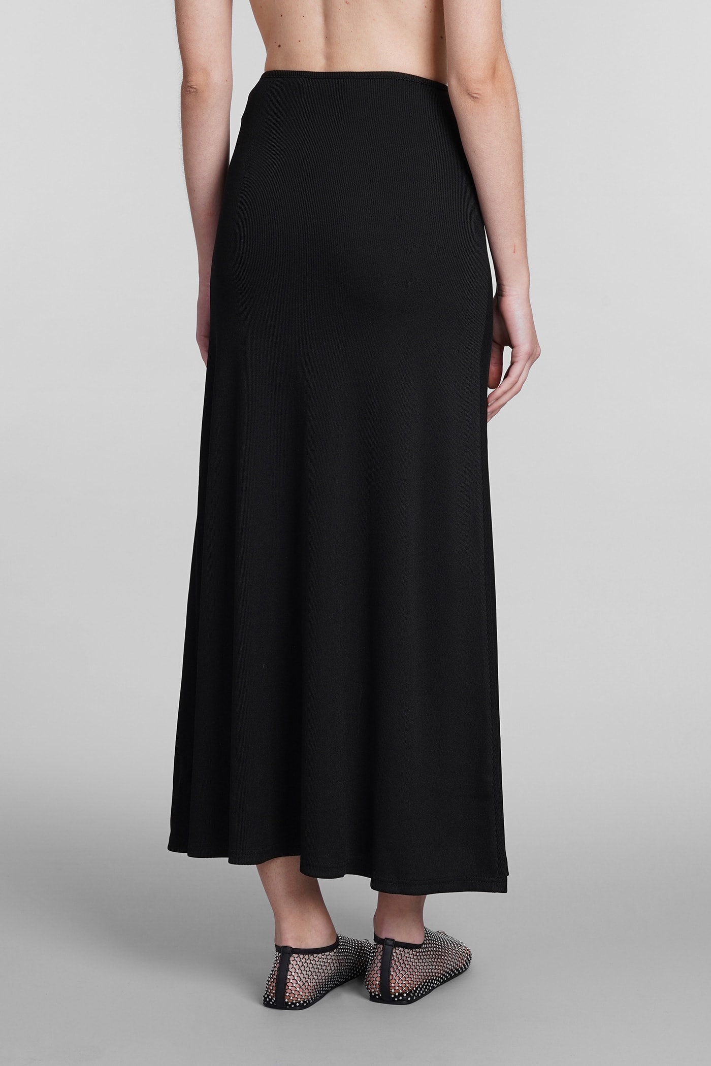 Shop Christopher Esber Skirt In Black Polyester