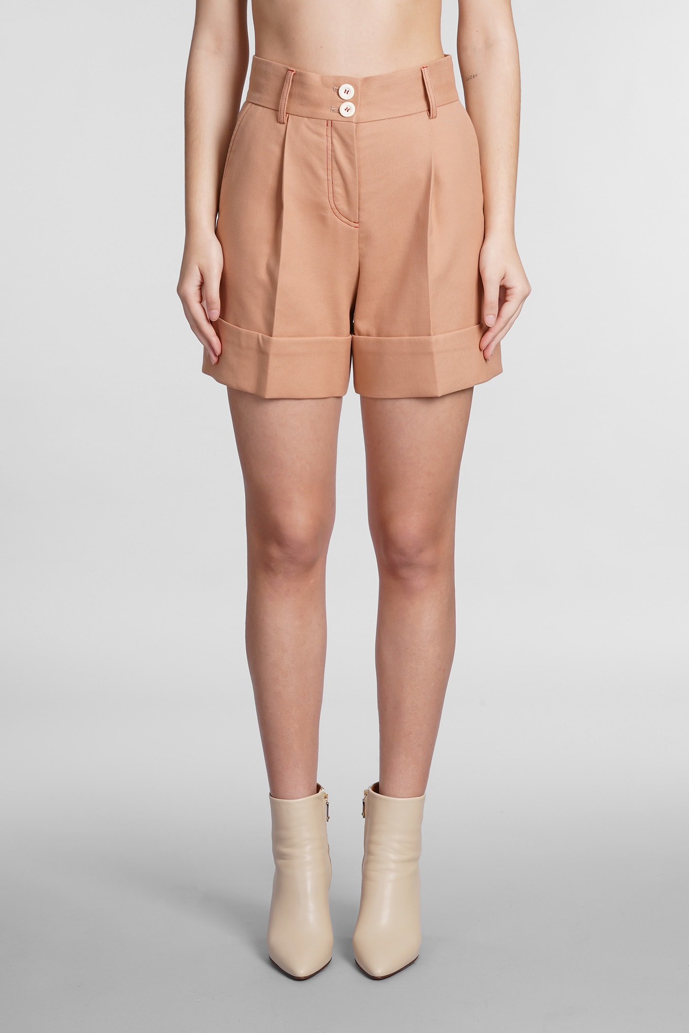 SEE BY CHLOÉ SHORTS IN POWDER COTTON