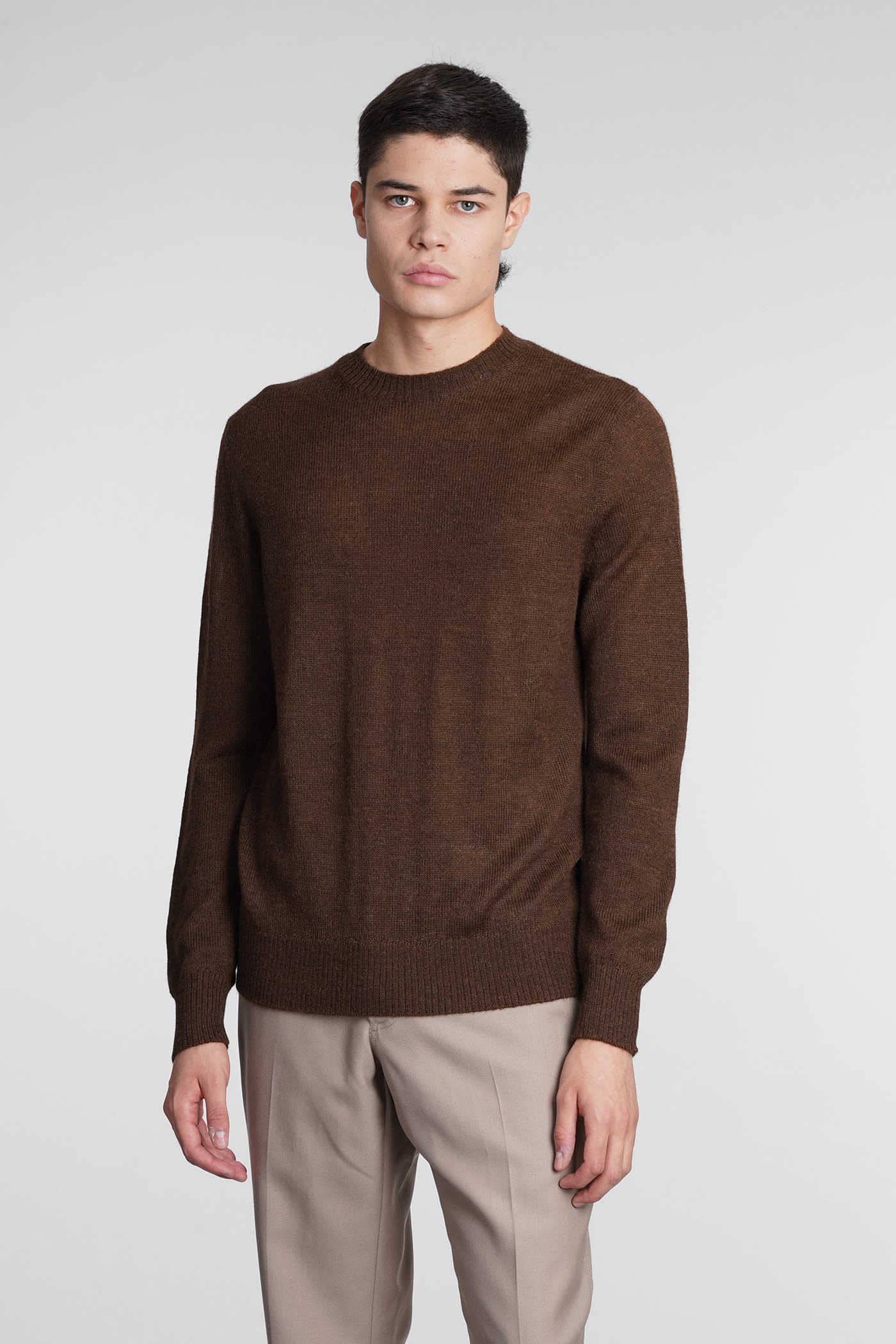 Ballantyne Knitwear In Brown Wool