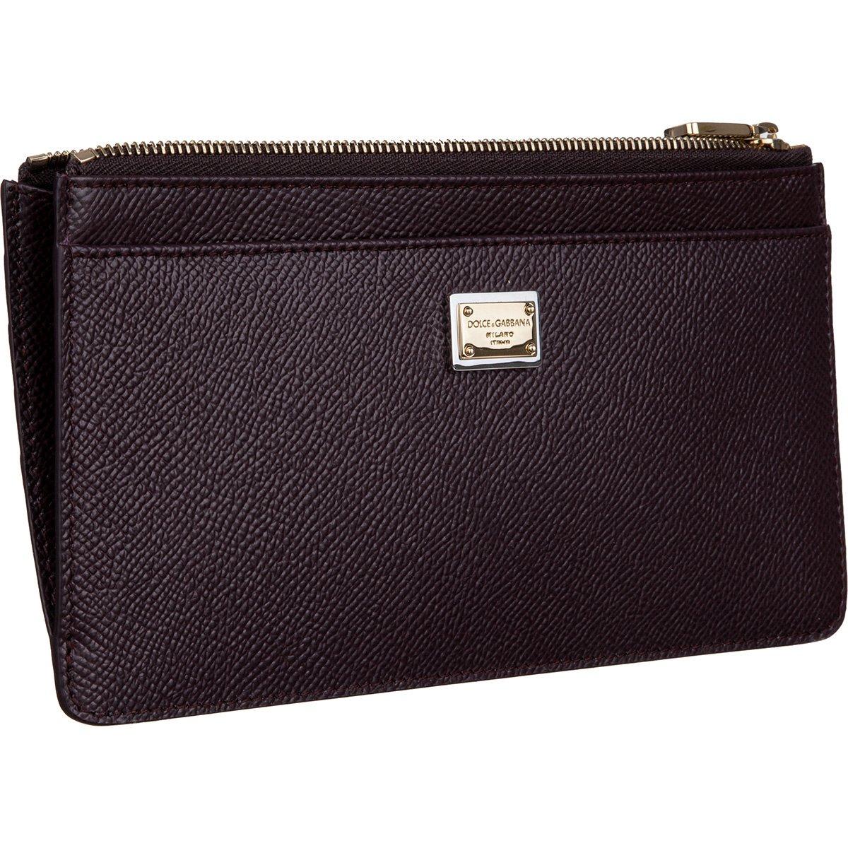 Dolce & Gabbana Logo Plaque Zipped Cardholder In Multicolour