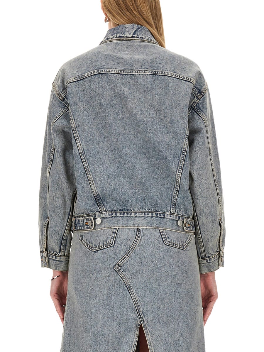 Shop Mm6 Maison Margiela Denim Jacket