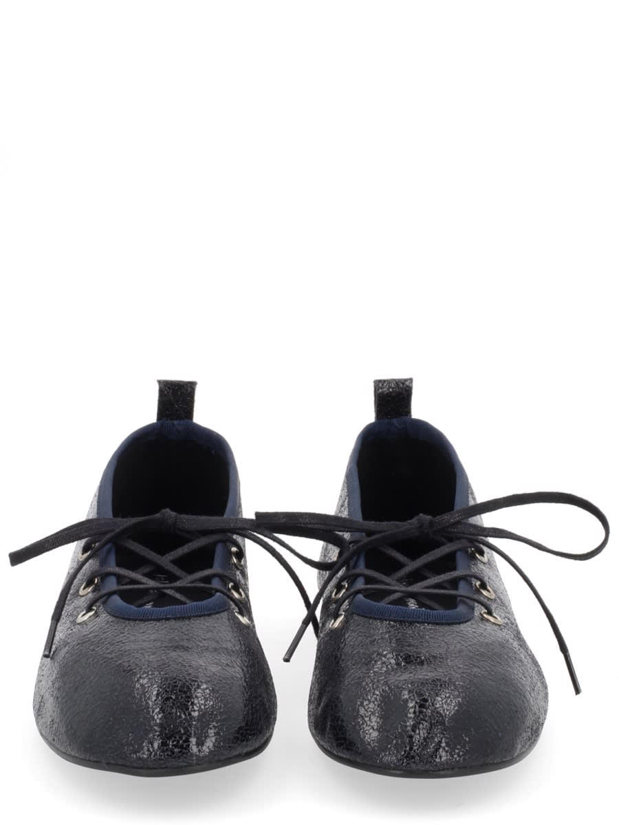 Paloma Wool Navy Pina Ballerina Flats In Blue