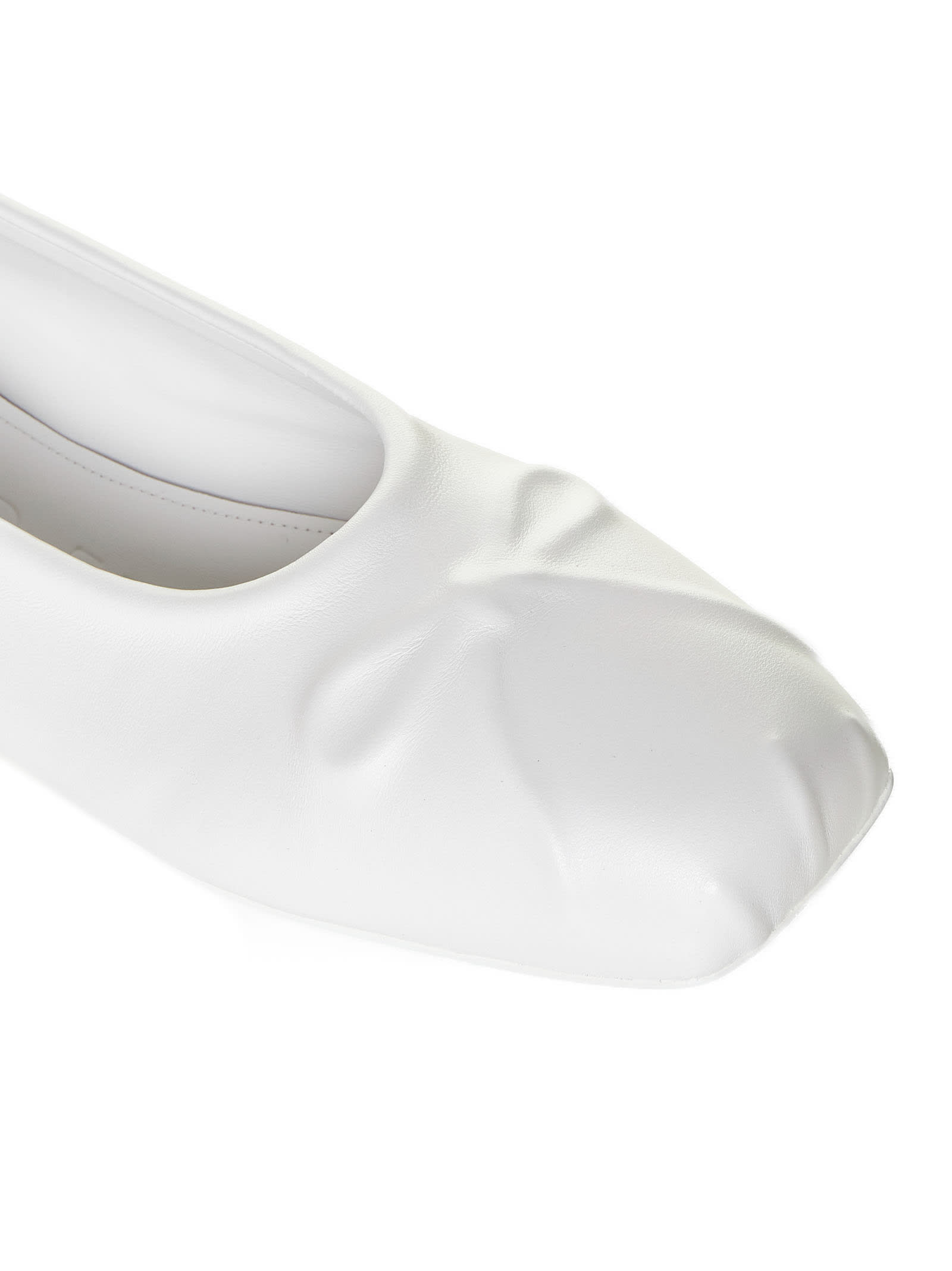 Shop Marni Flat Shoes In Lily White