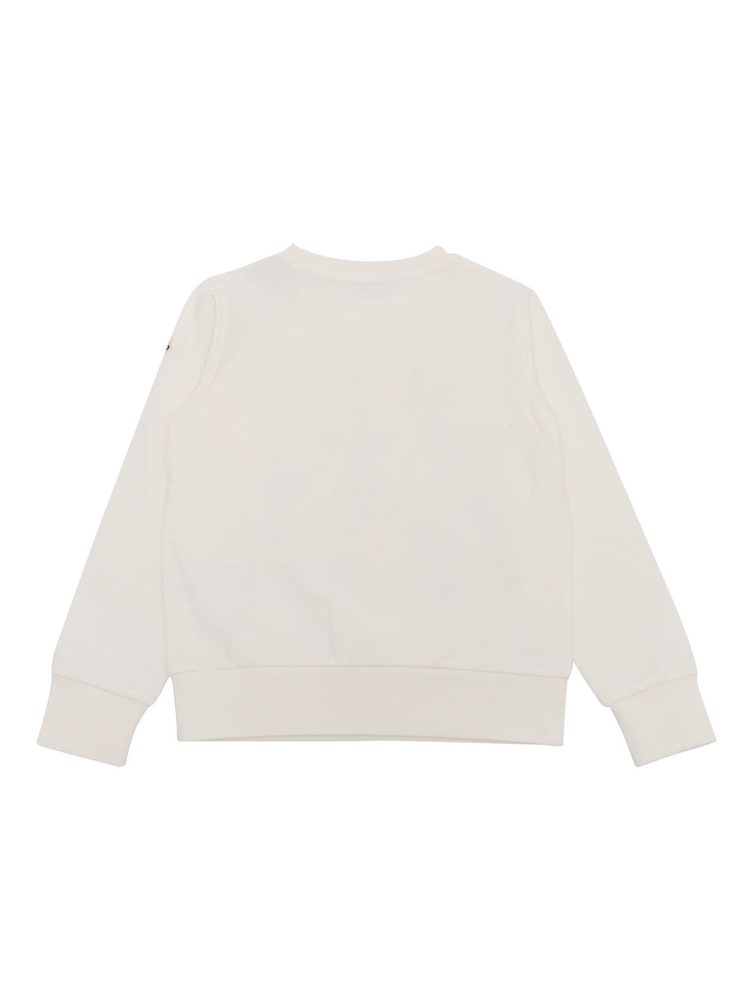 Shop Moncler White Sweatshirt With Logo