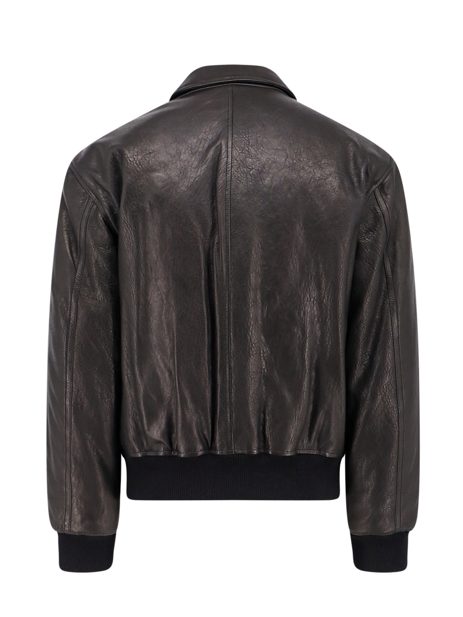 Shop Saint Laurent Jacket In Noir