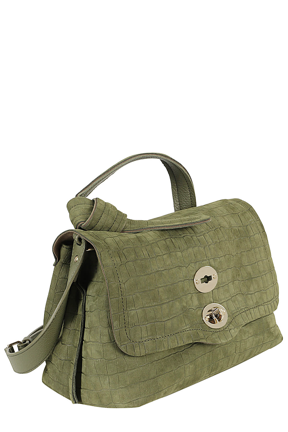 Shop Zanellato Postina Jones Caiman S In Green Loden