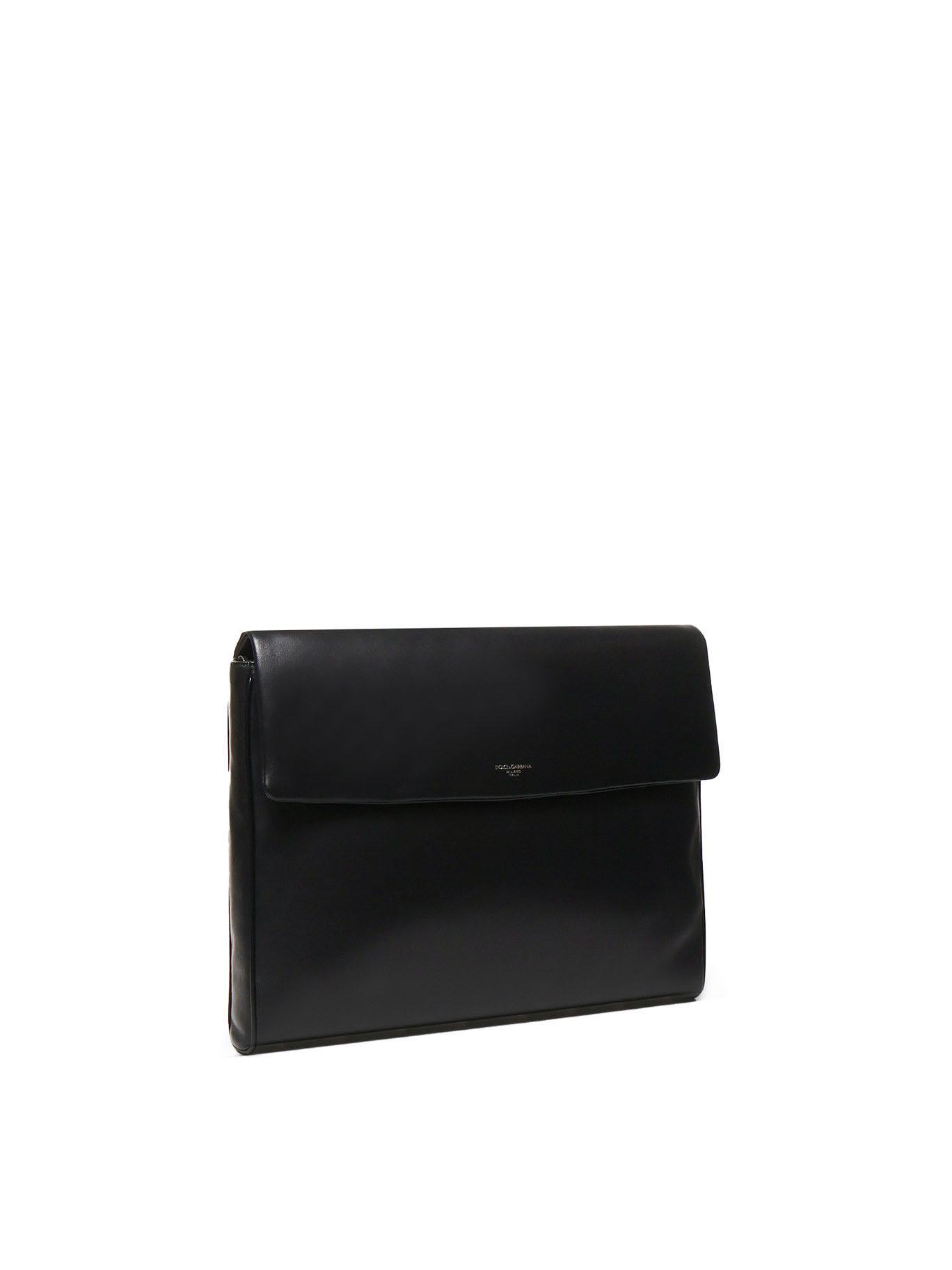 Shop Dolce & Gabbana Crossbody Bag In Calfskin In Black