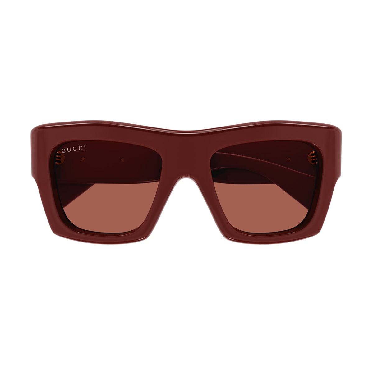 Shop Gucci Gg1772s  Lido 003 Burgundy Sunglasses In Rosso