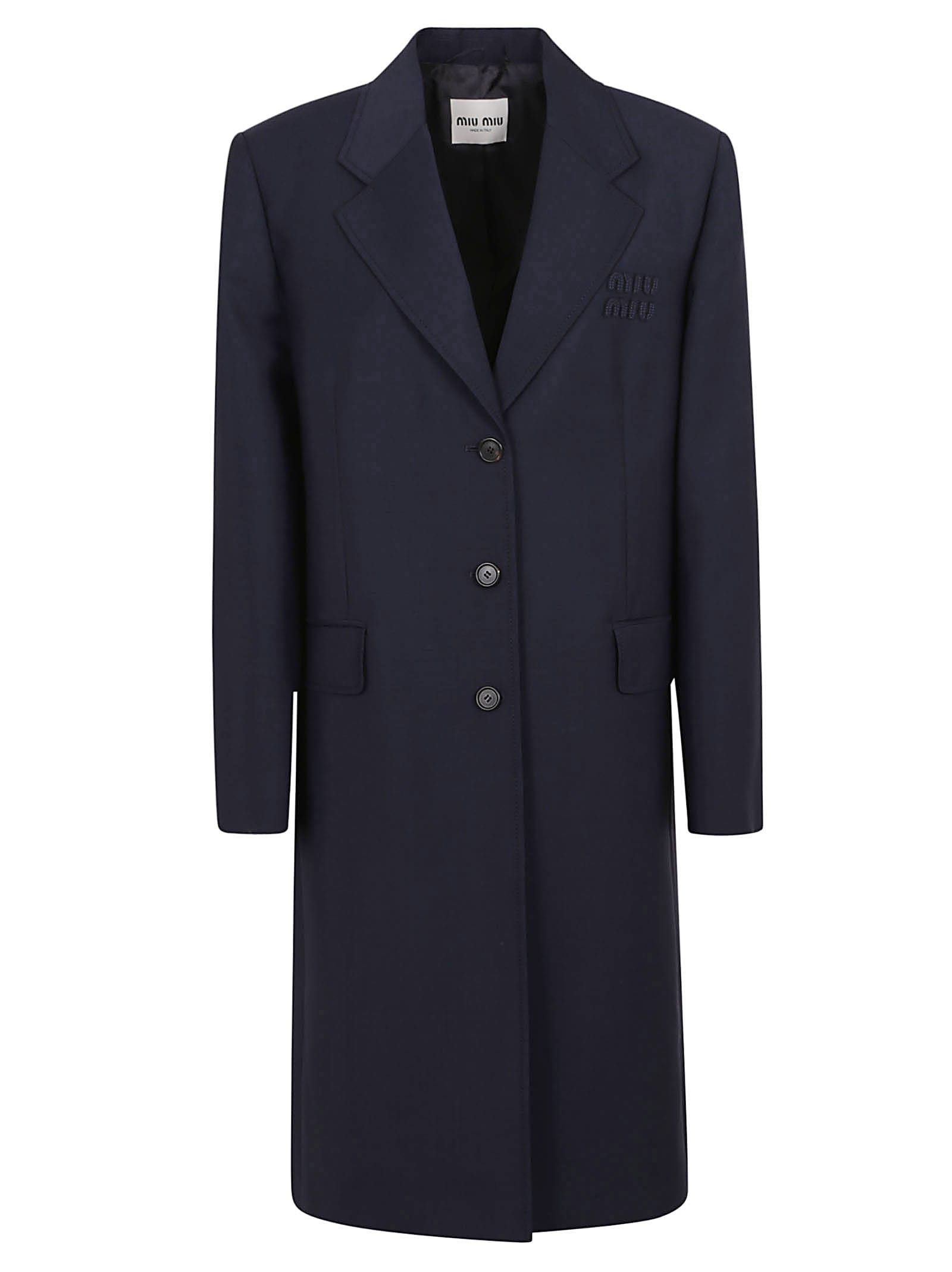 Three-buttoned Long Coat