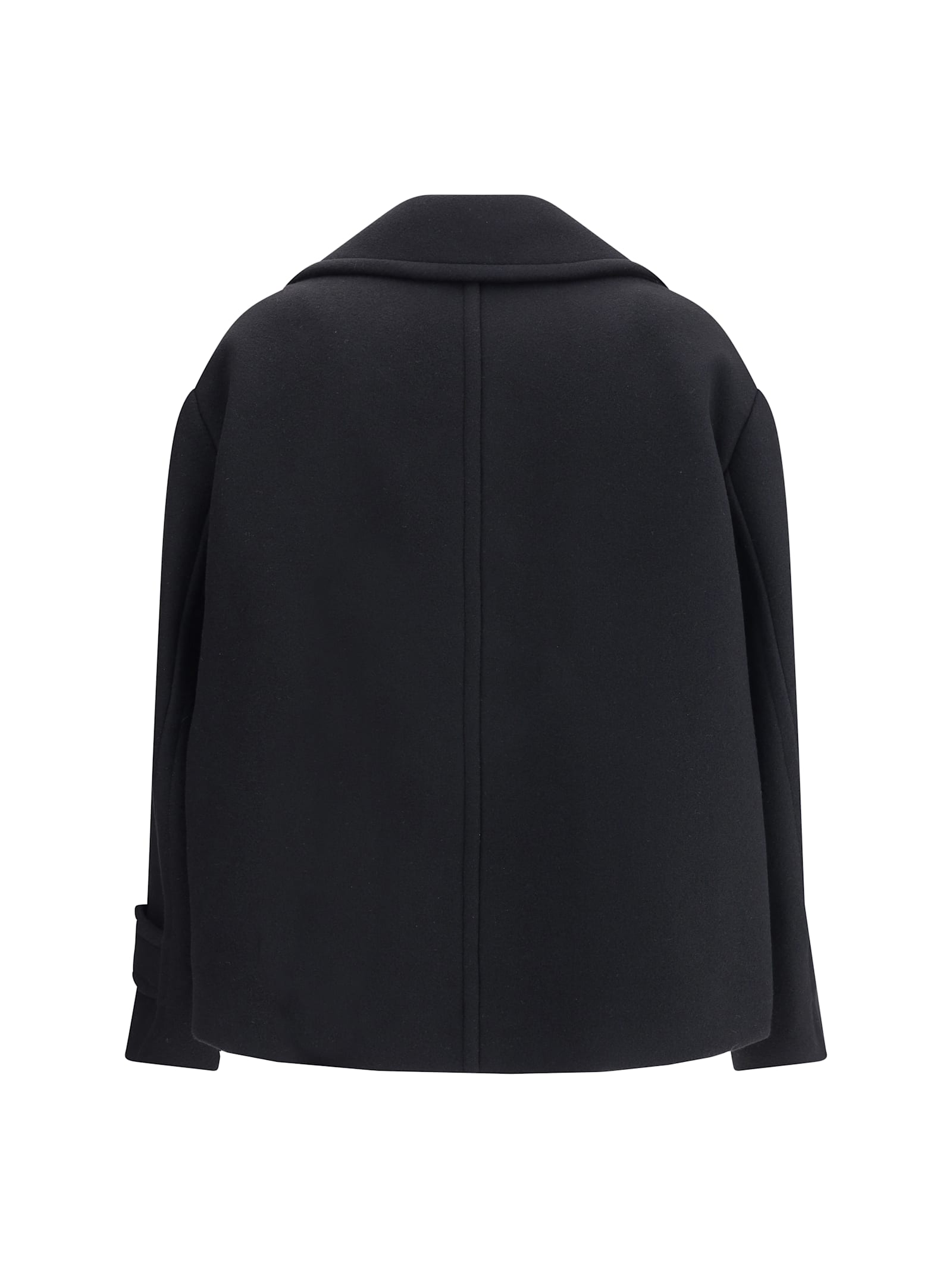 Chloé Women Double-breasted Jacket With Peaked Lapels In Black