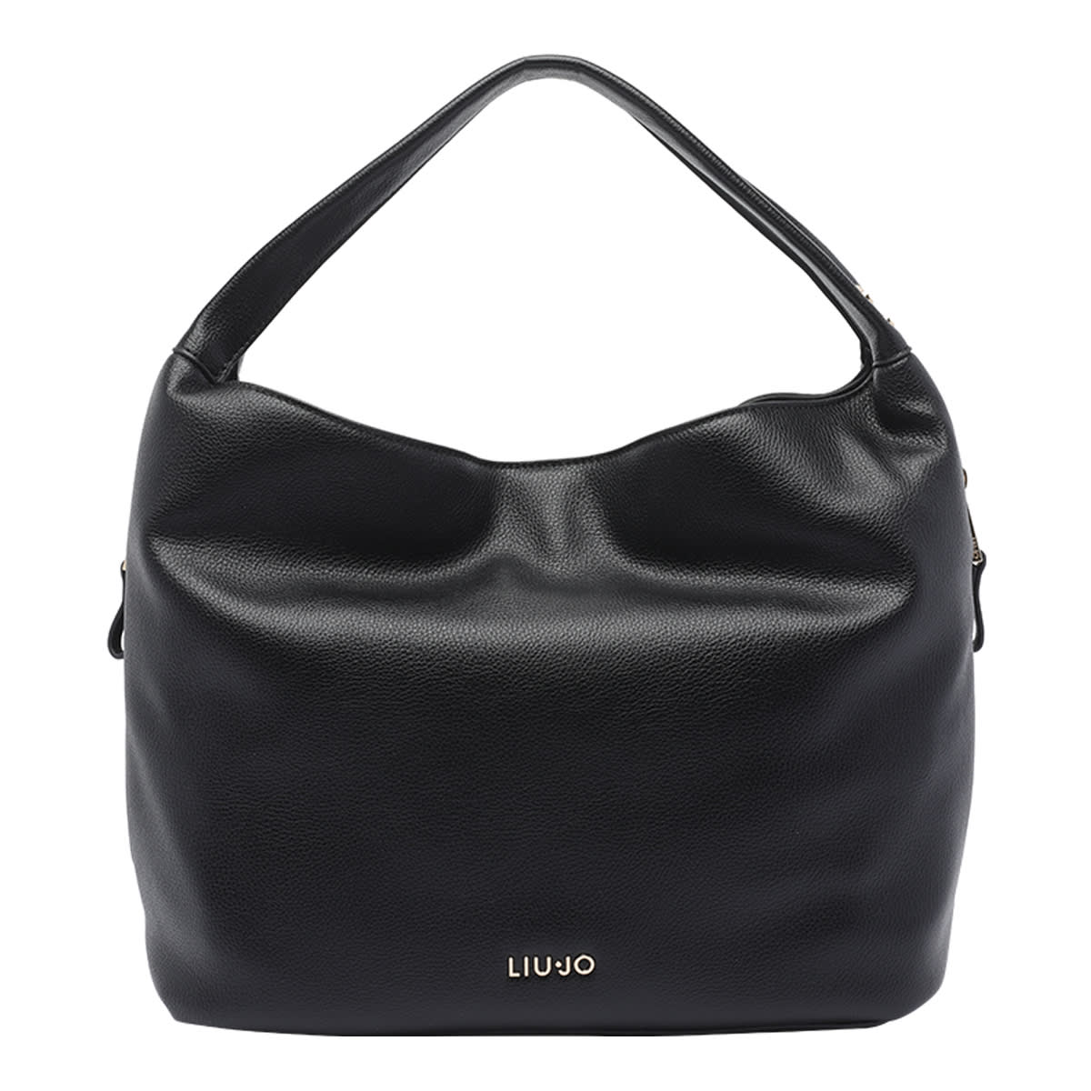 Liu •jo Large Logo-plaque Tote Bag In Black