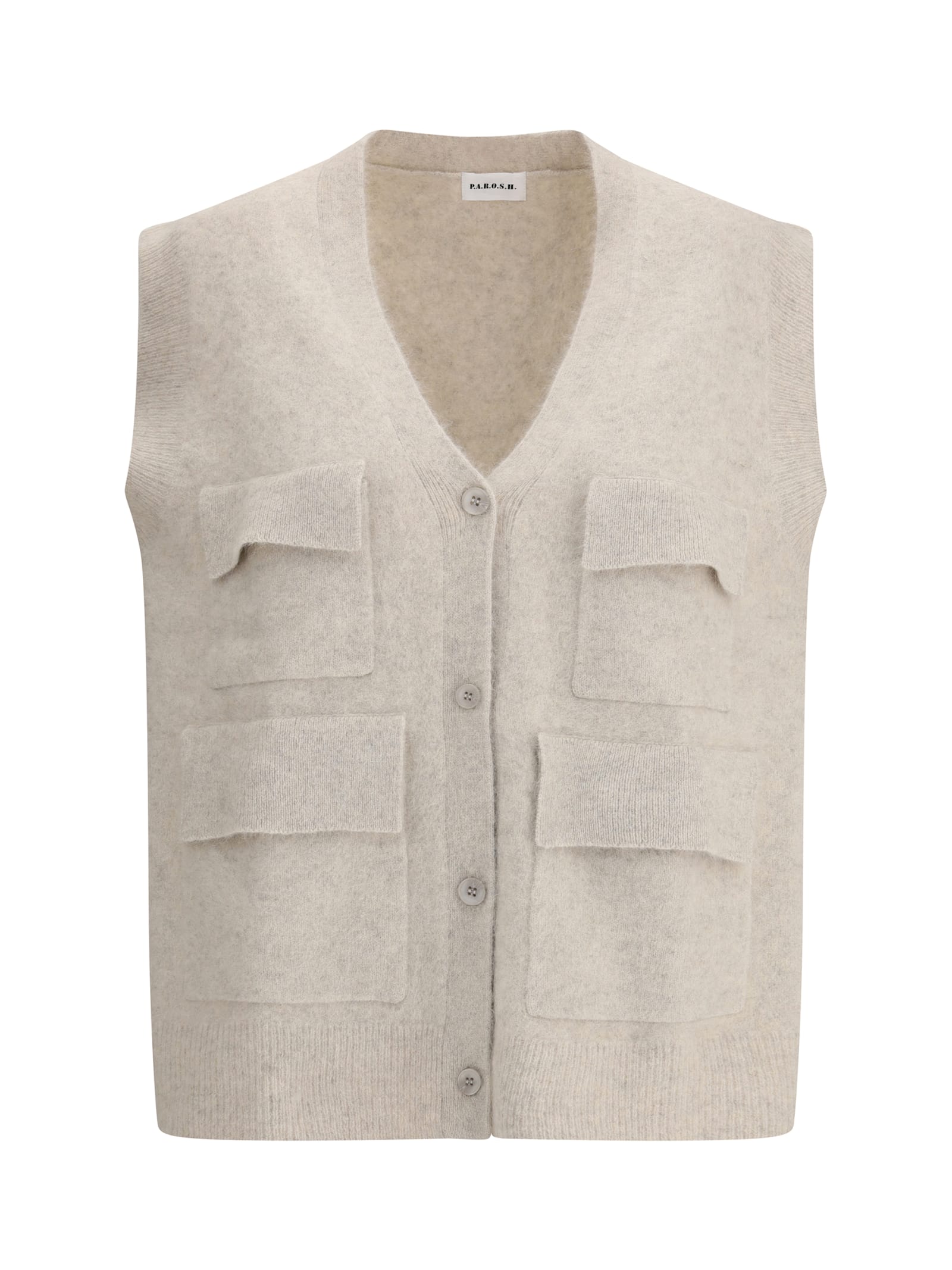 Parosh Maxi Pocket Vest