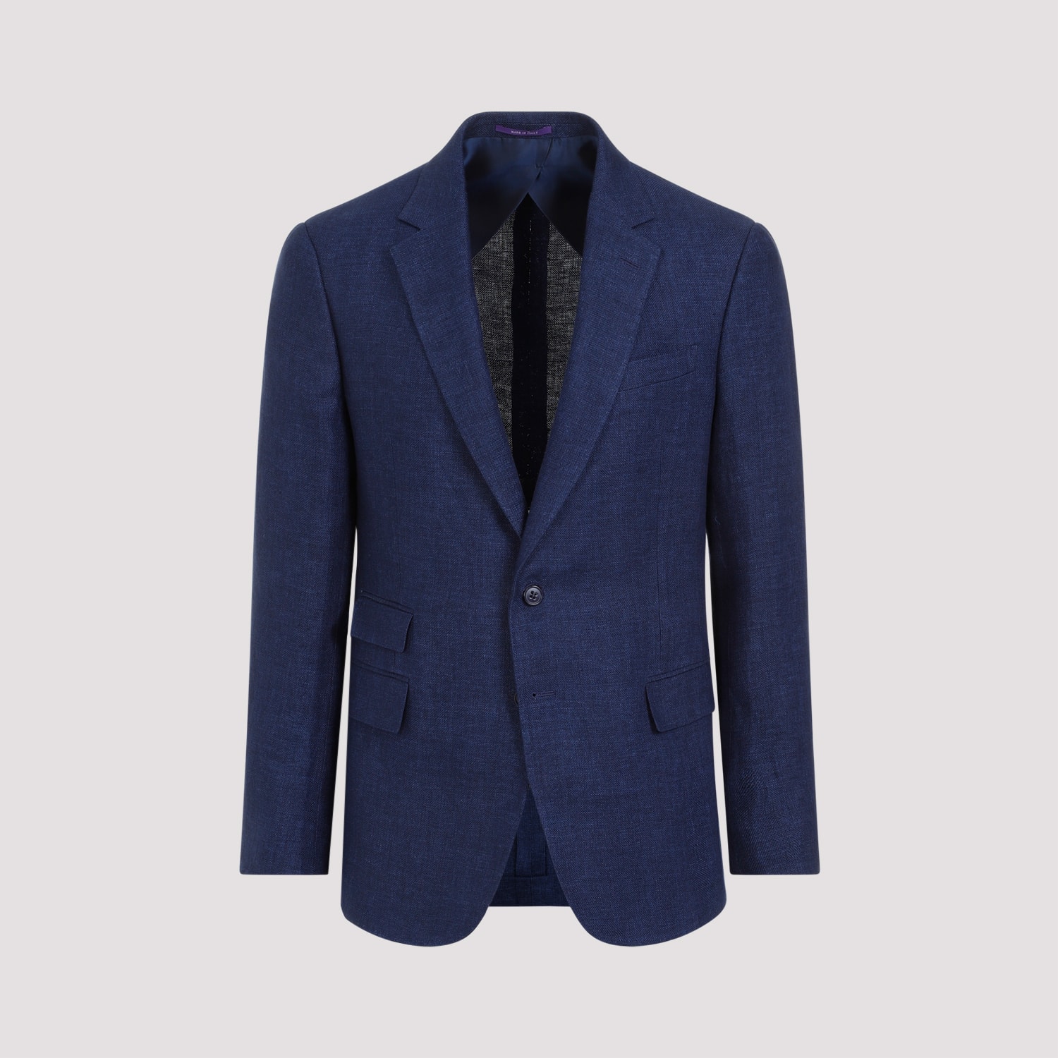 Shop Ralph Lauren Single Breasted Jacket In Navy