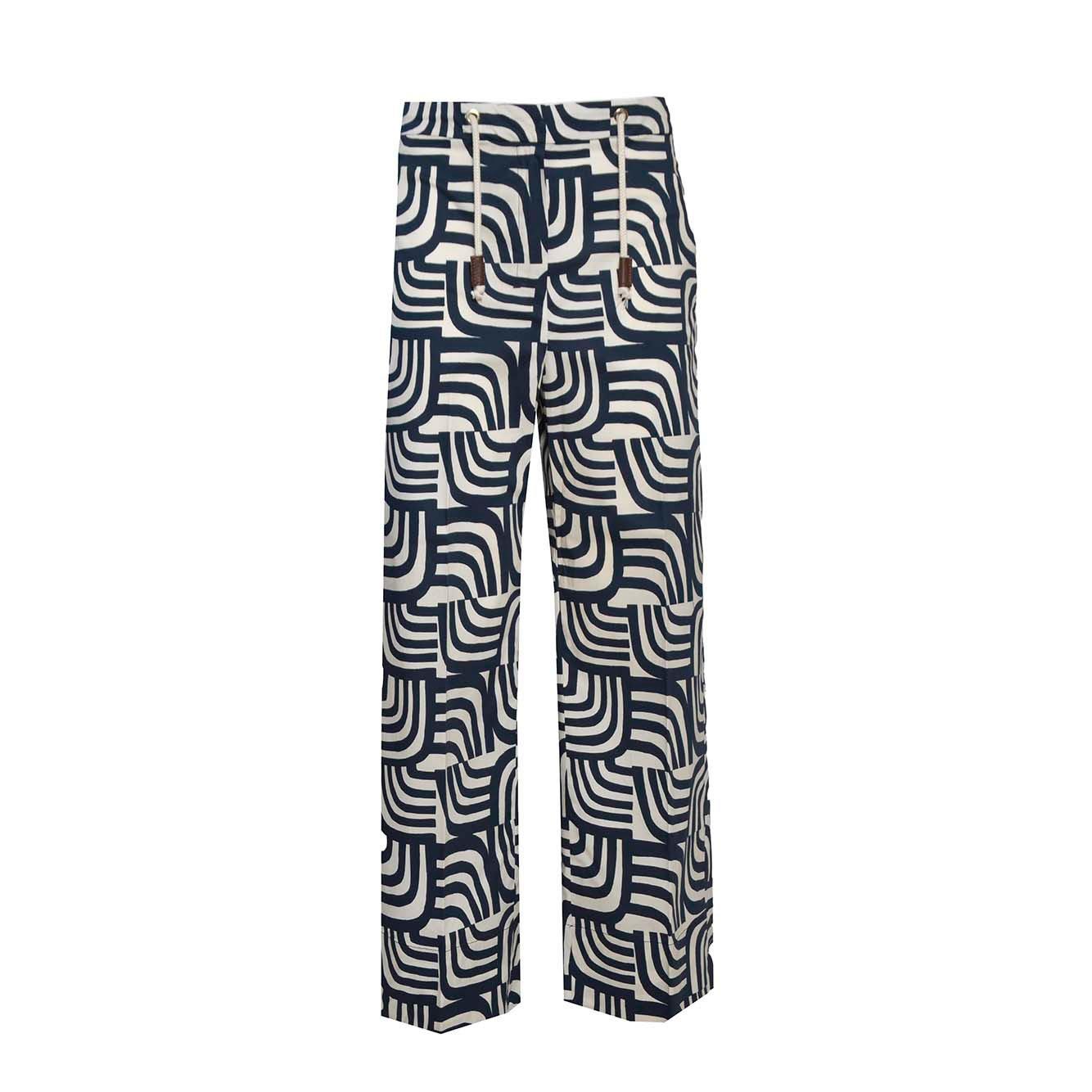 Shop 's Max Mara All-over Patterned Wide Leg Trousers In Fantasia