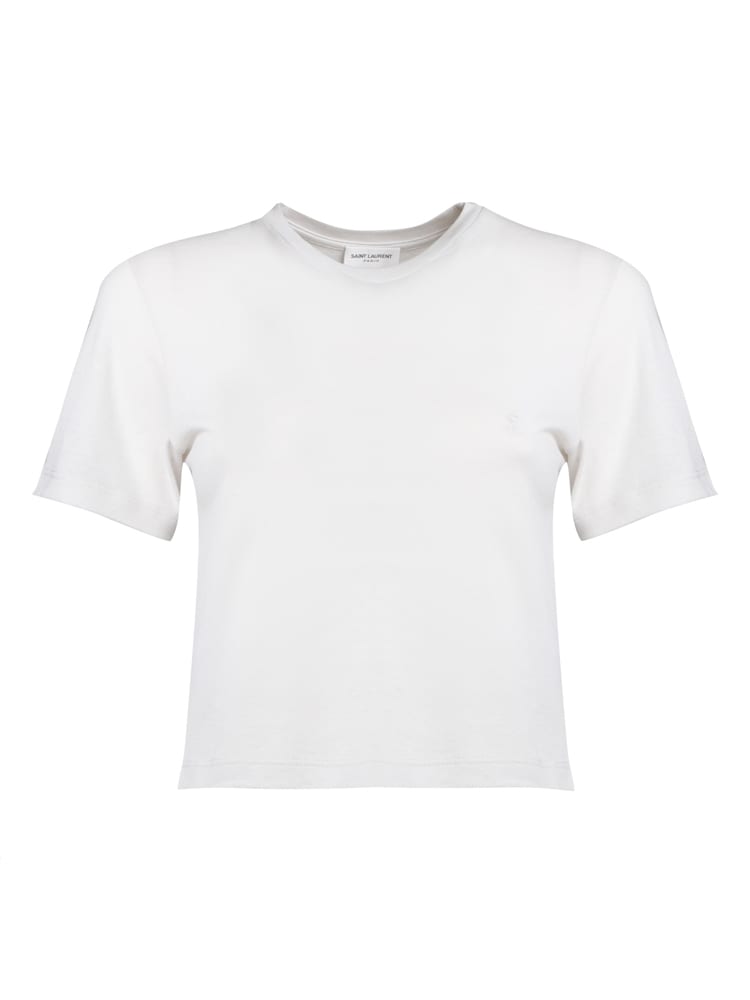 Saint Laurent Monogram Cotton T-shirt