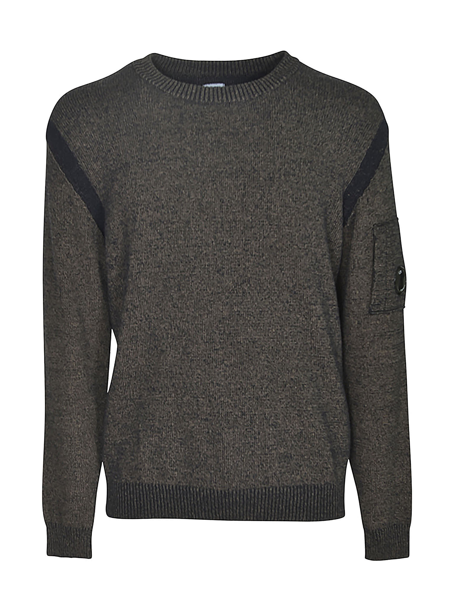 C.P. COMPANY POCKET SLEEVE SWEATER 