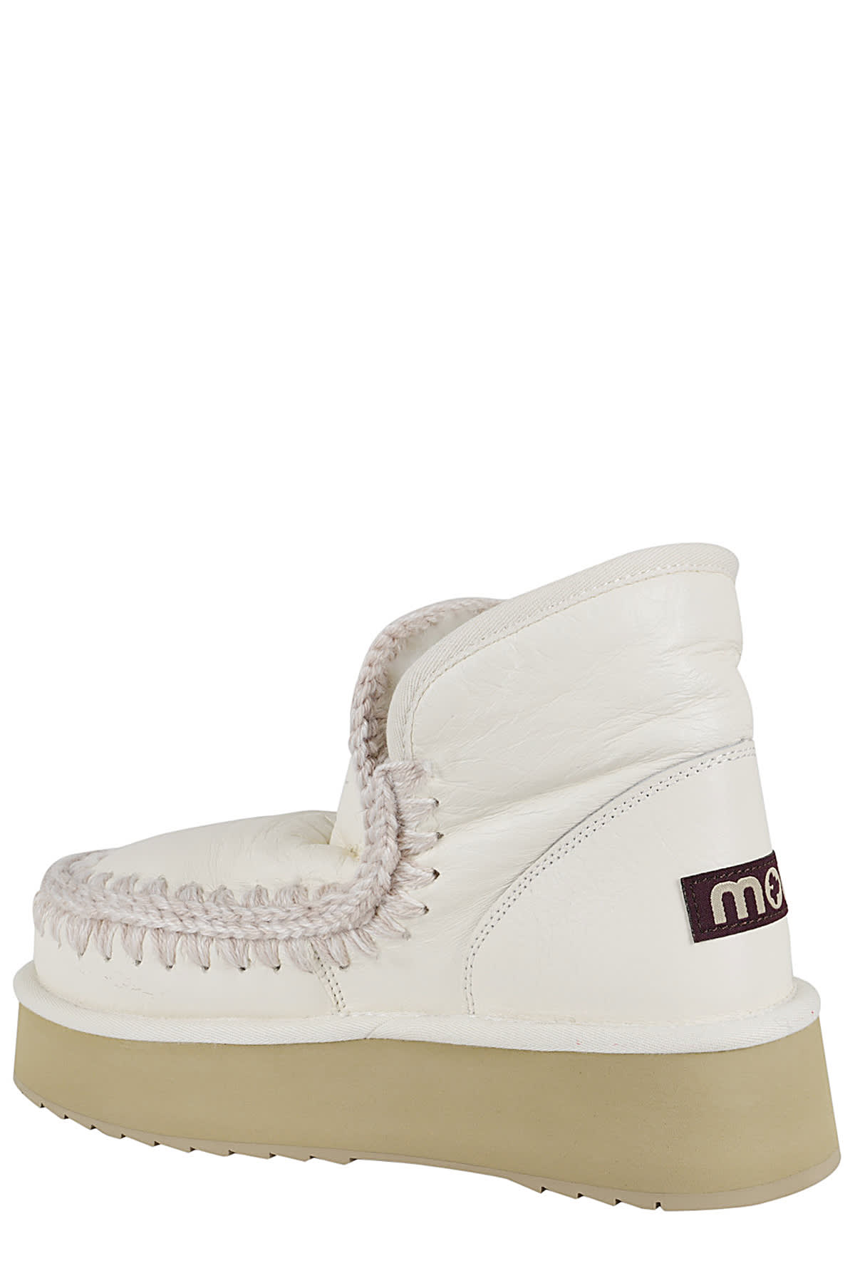 Shop Mou Mini Eskimo Platform Boot In Wxwhi