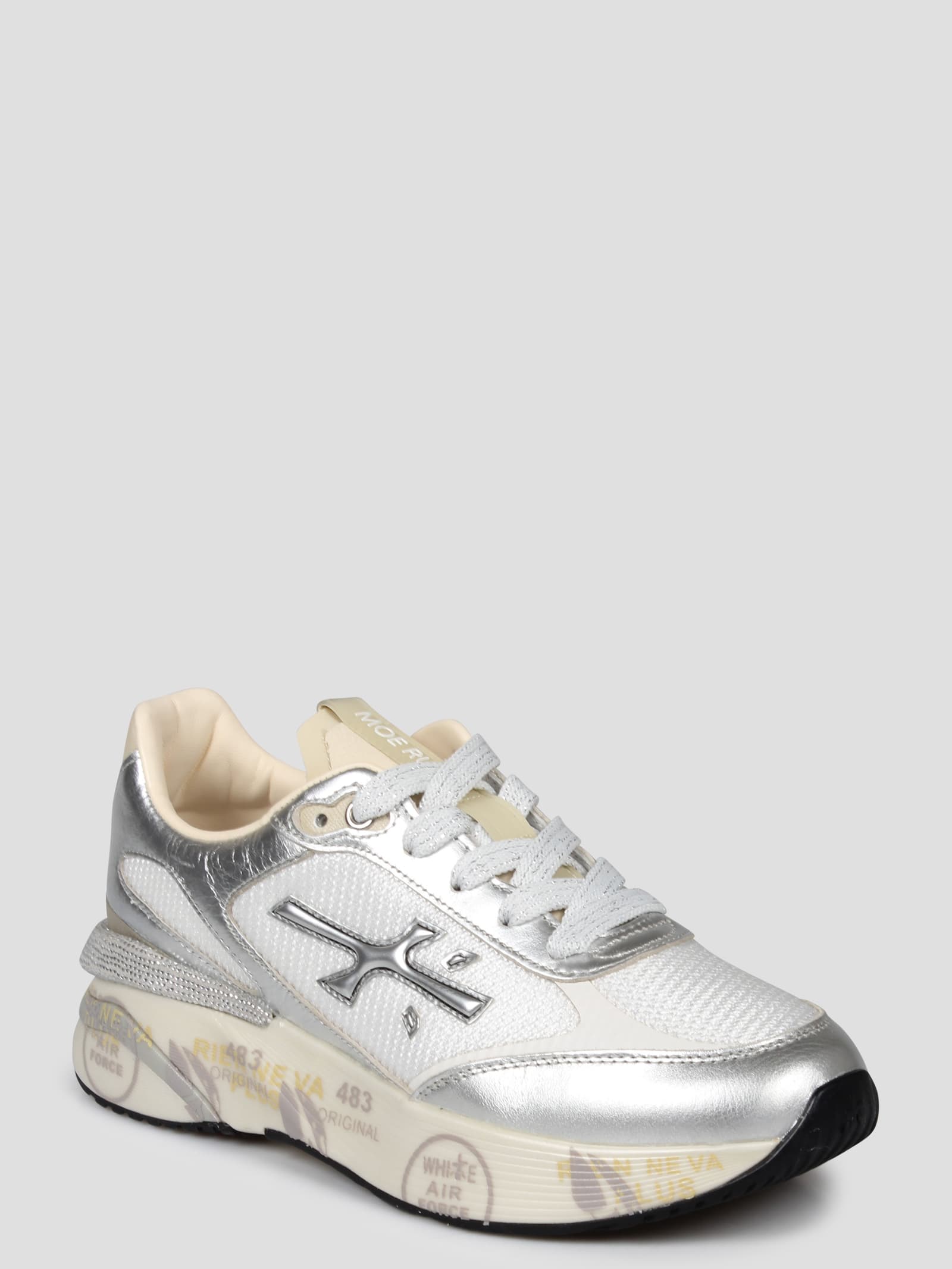 Shop Premiata Timeless Trainers Moerund 6993 Sneakers In White