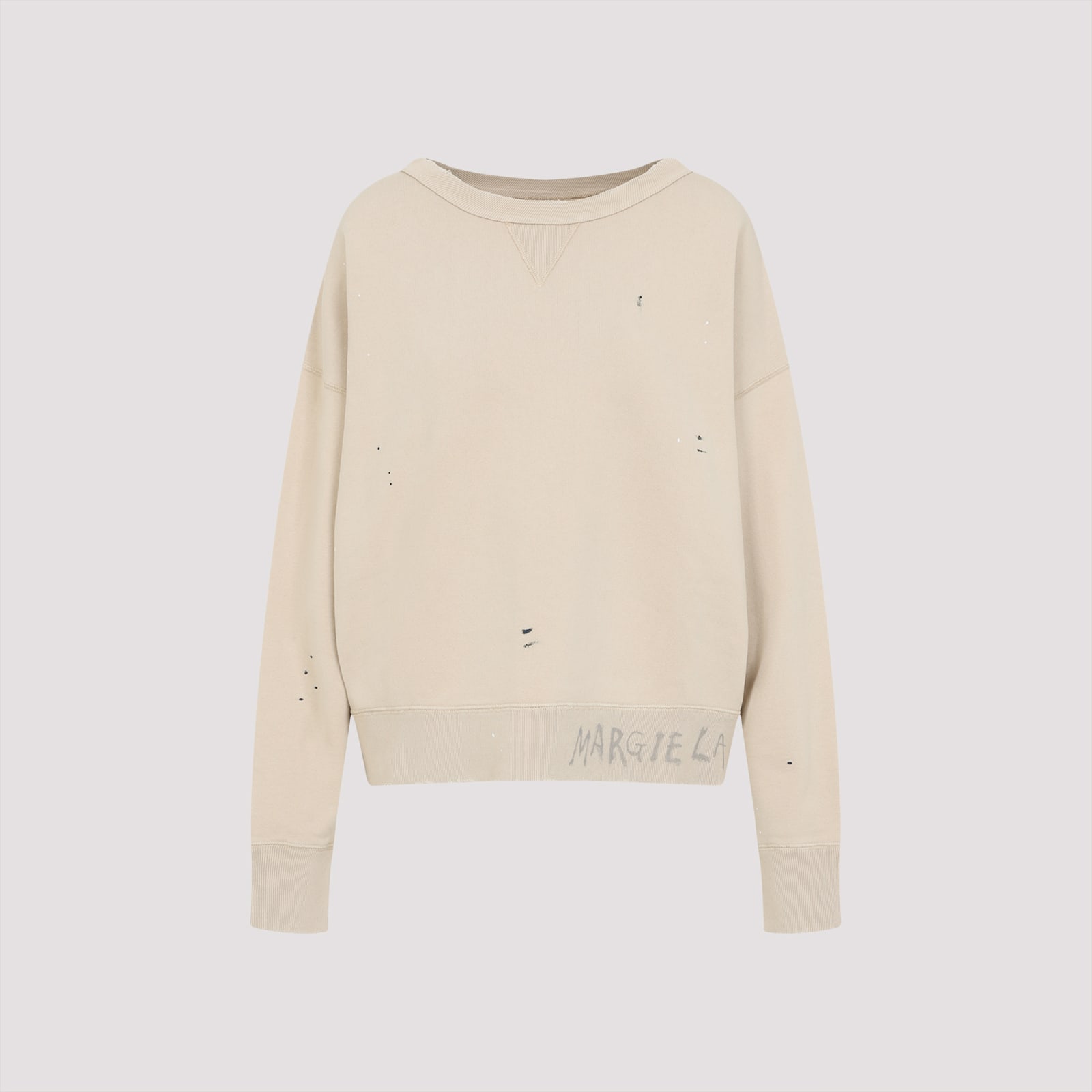 Shop Maison Margiela Cotton Sweatshirt