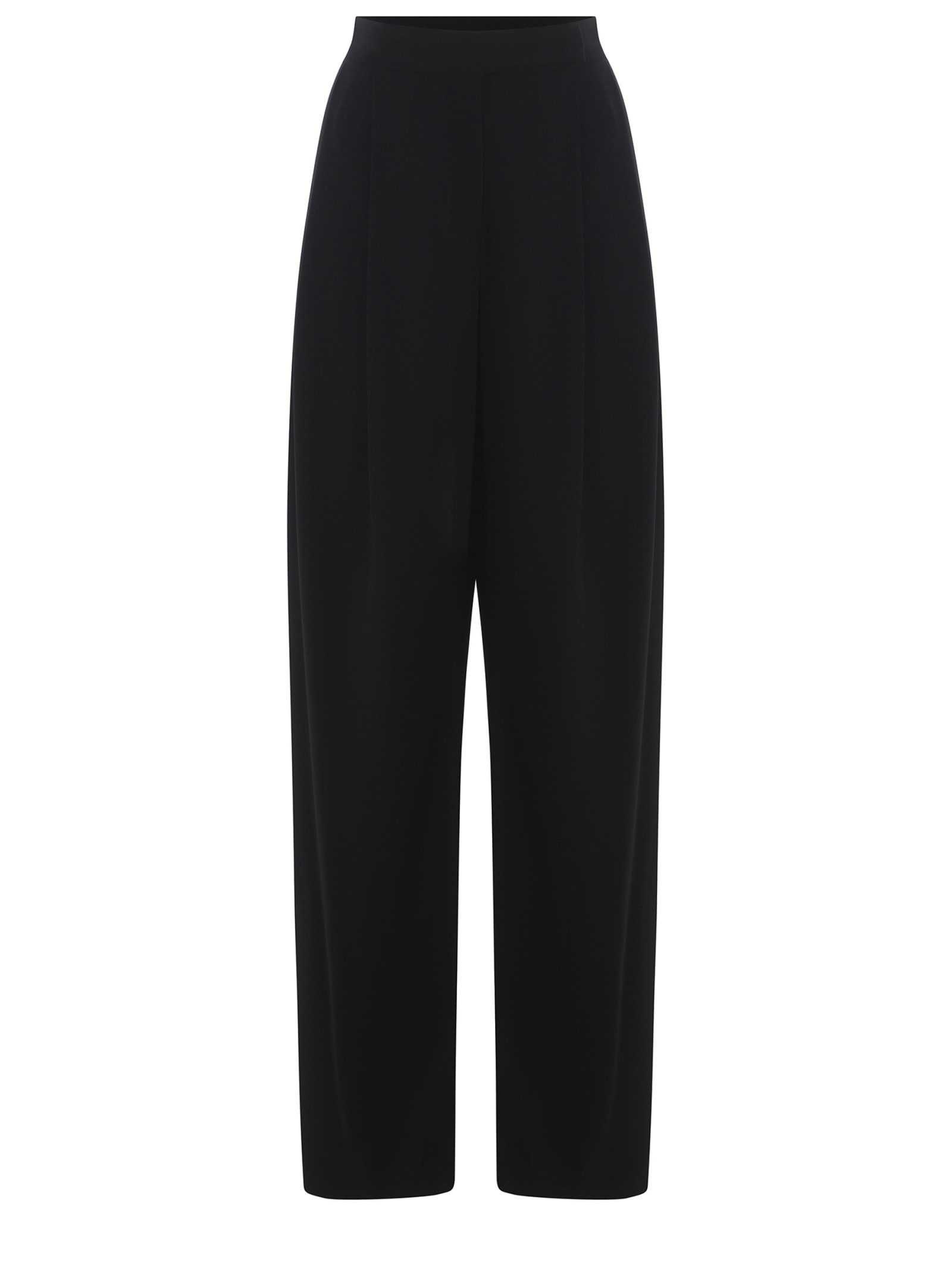 Shop Pinko Trousers  Montano Made Of Crêpe In Black