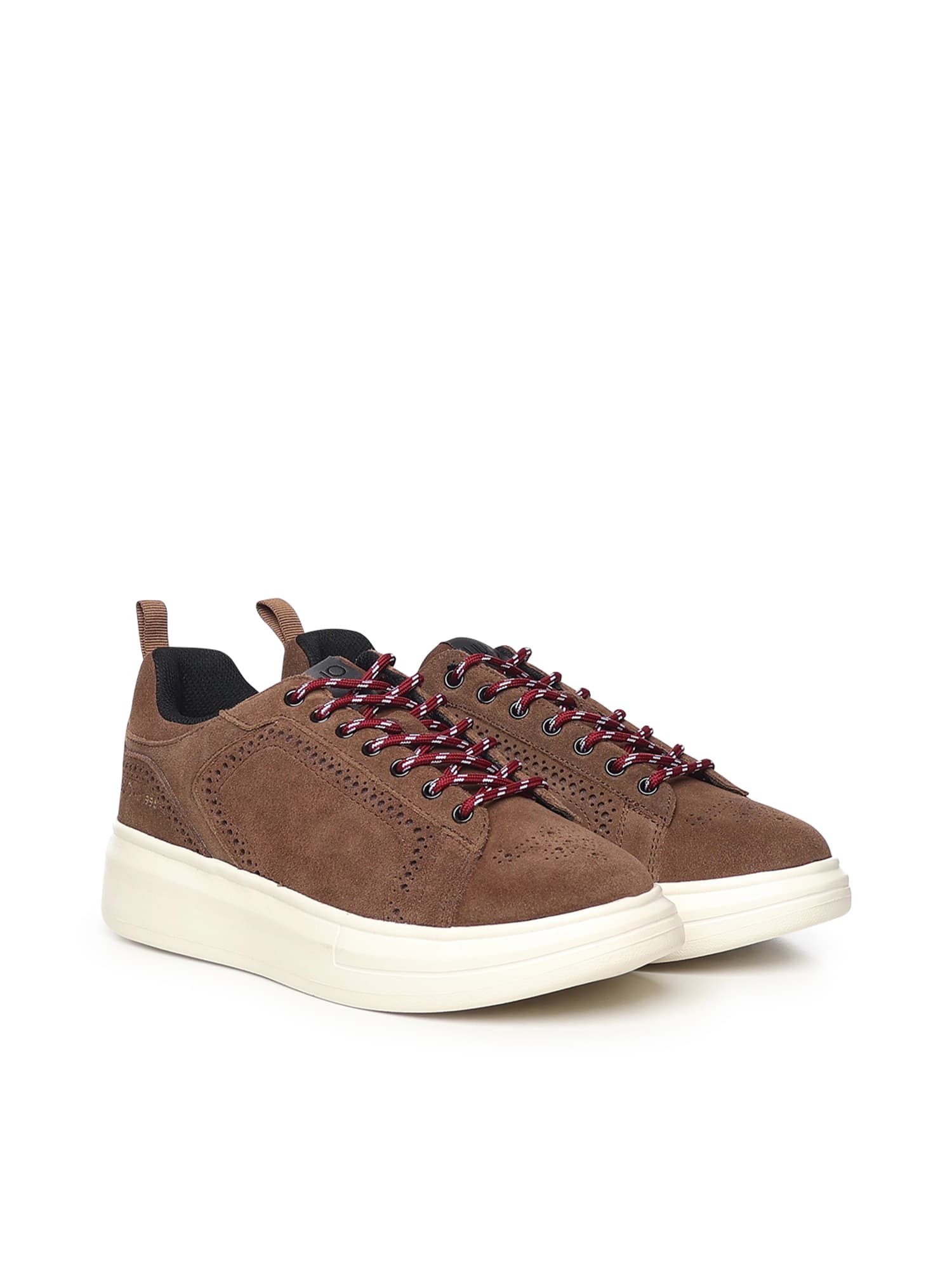Liu •jo Suede Platform Sneakers In Multi