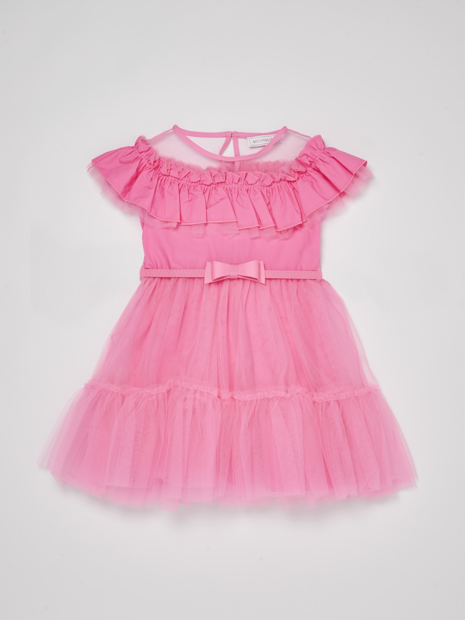 Shop Monnalisa Dress Dress In Rosa
