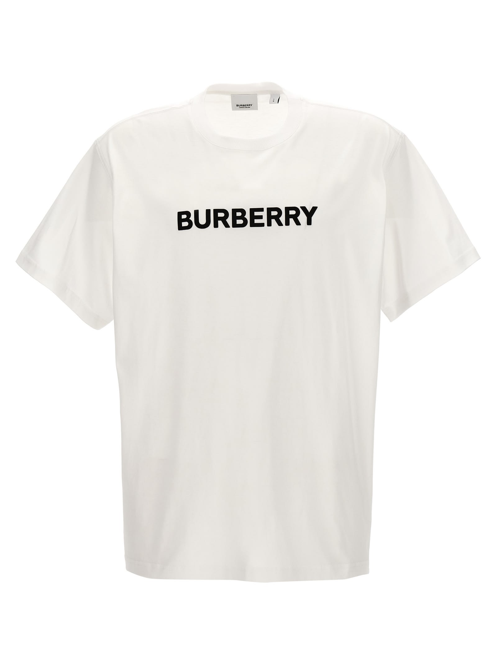 Shop Burberry Harriston T-shirt In White