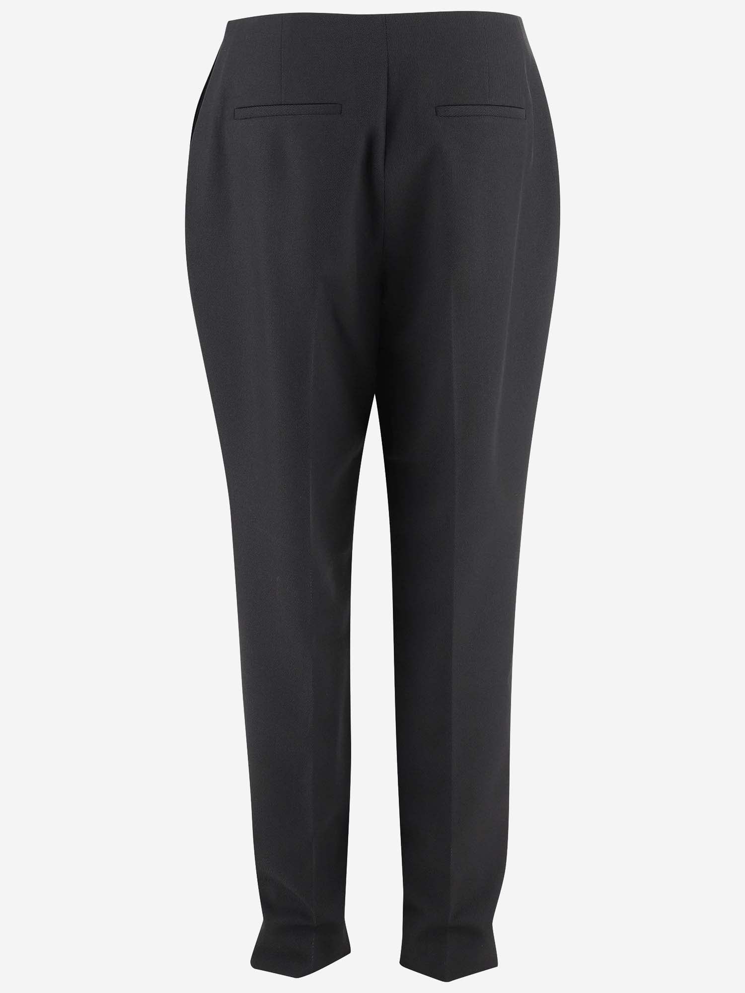 Shop Partow Wool Pants In Black