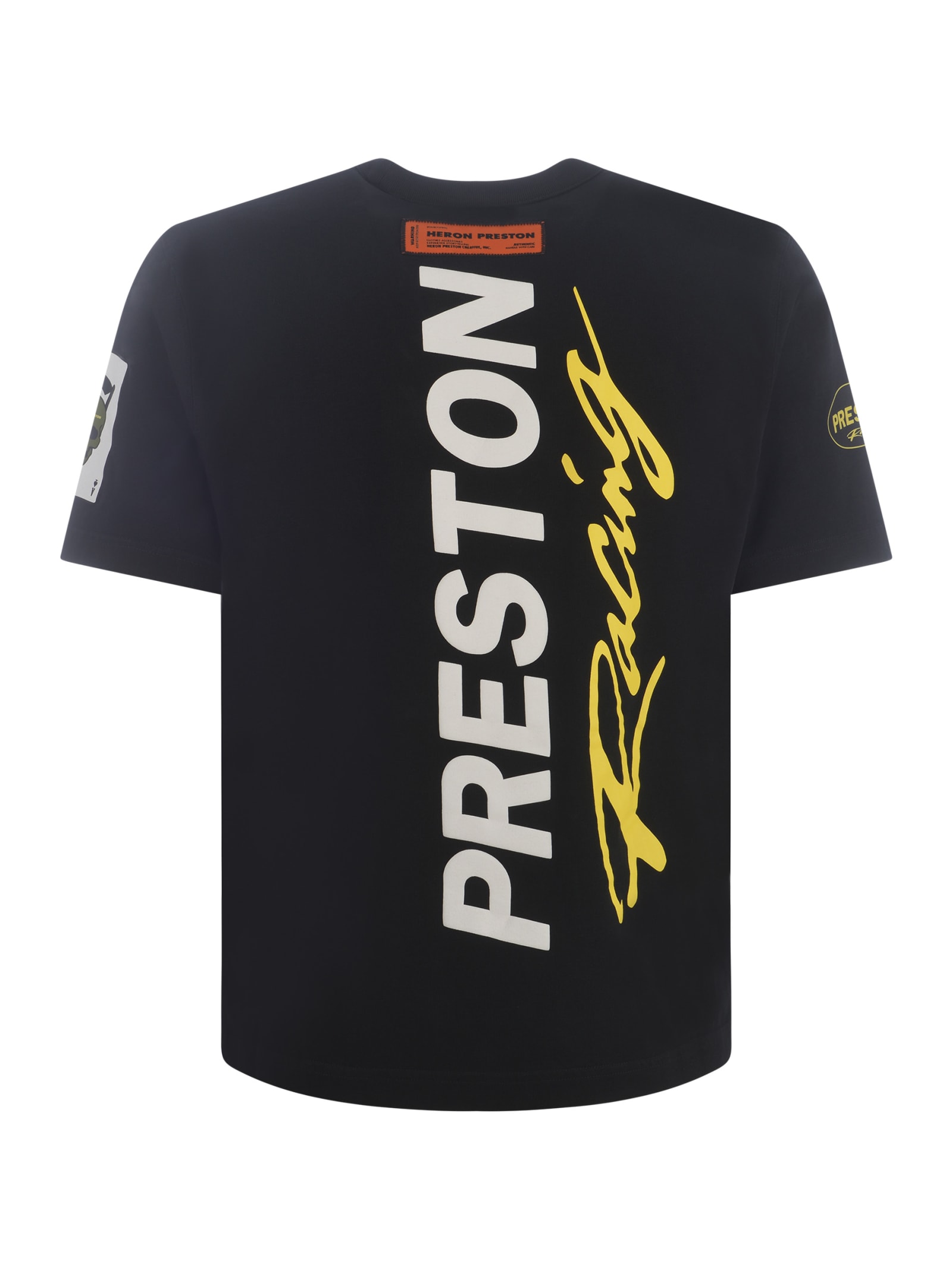 Shop Heron Preston T-shirt  Preston Racing In Cotton In Nero