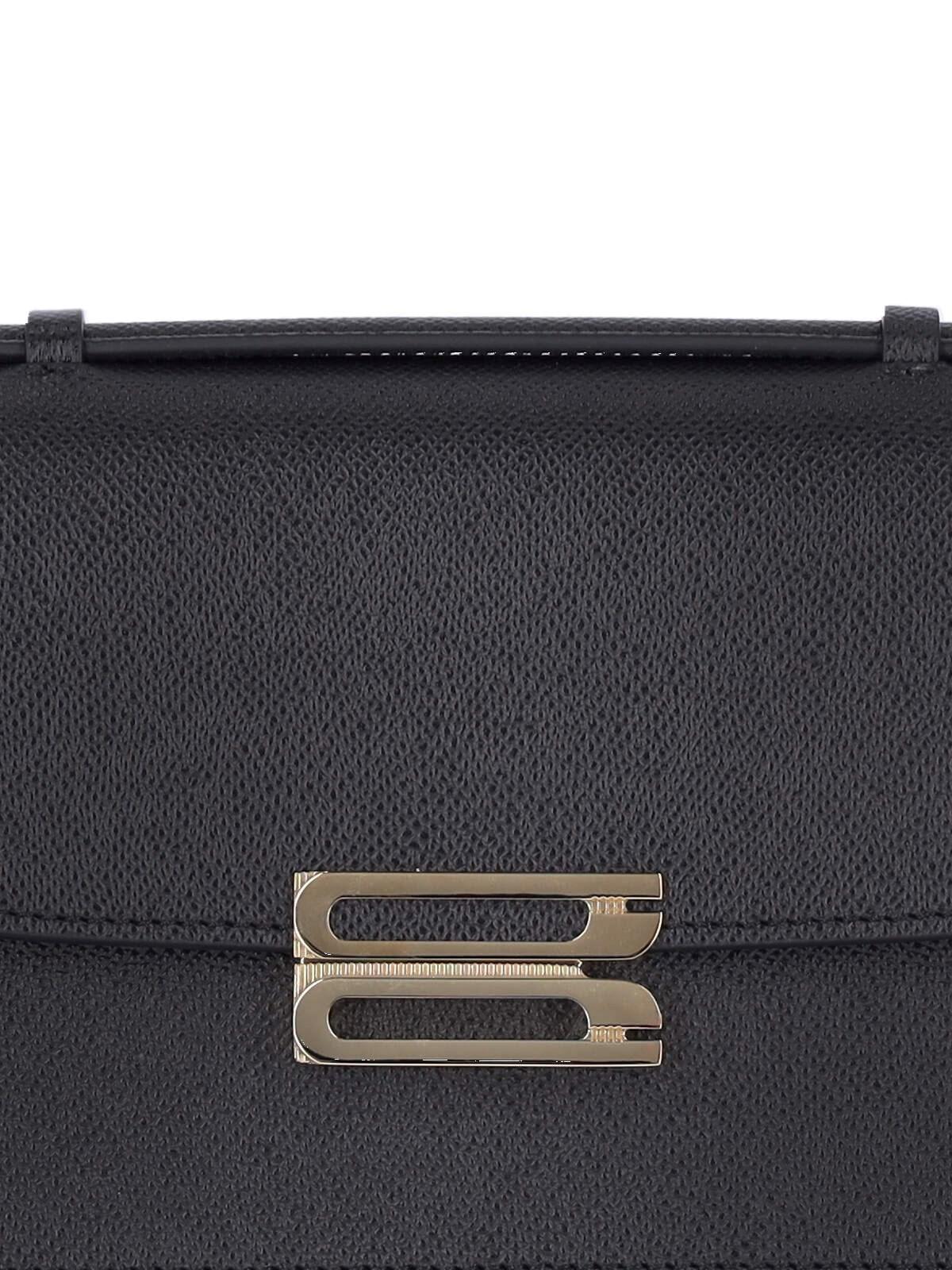 Shop Victoria Beckham Mini Bag Dorian In Black