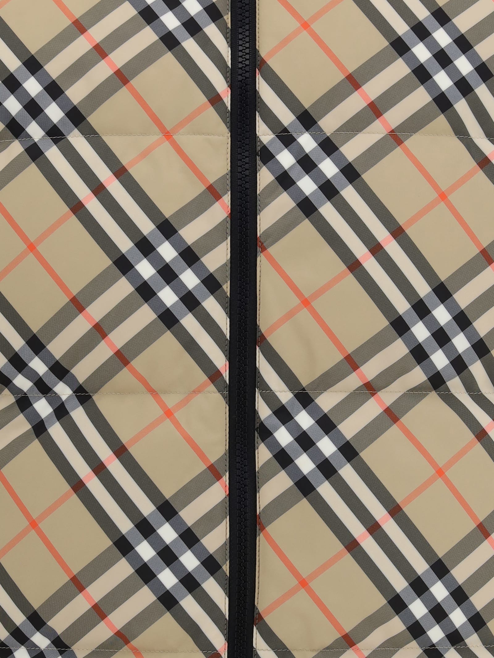 Burberry Snoshill Reversible Check Puffer Gilet Clothing In Multi