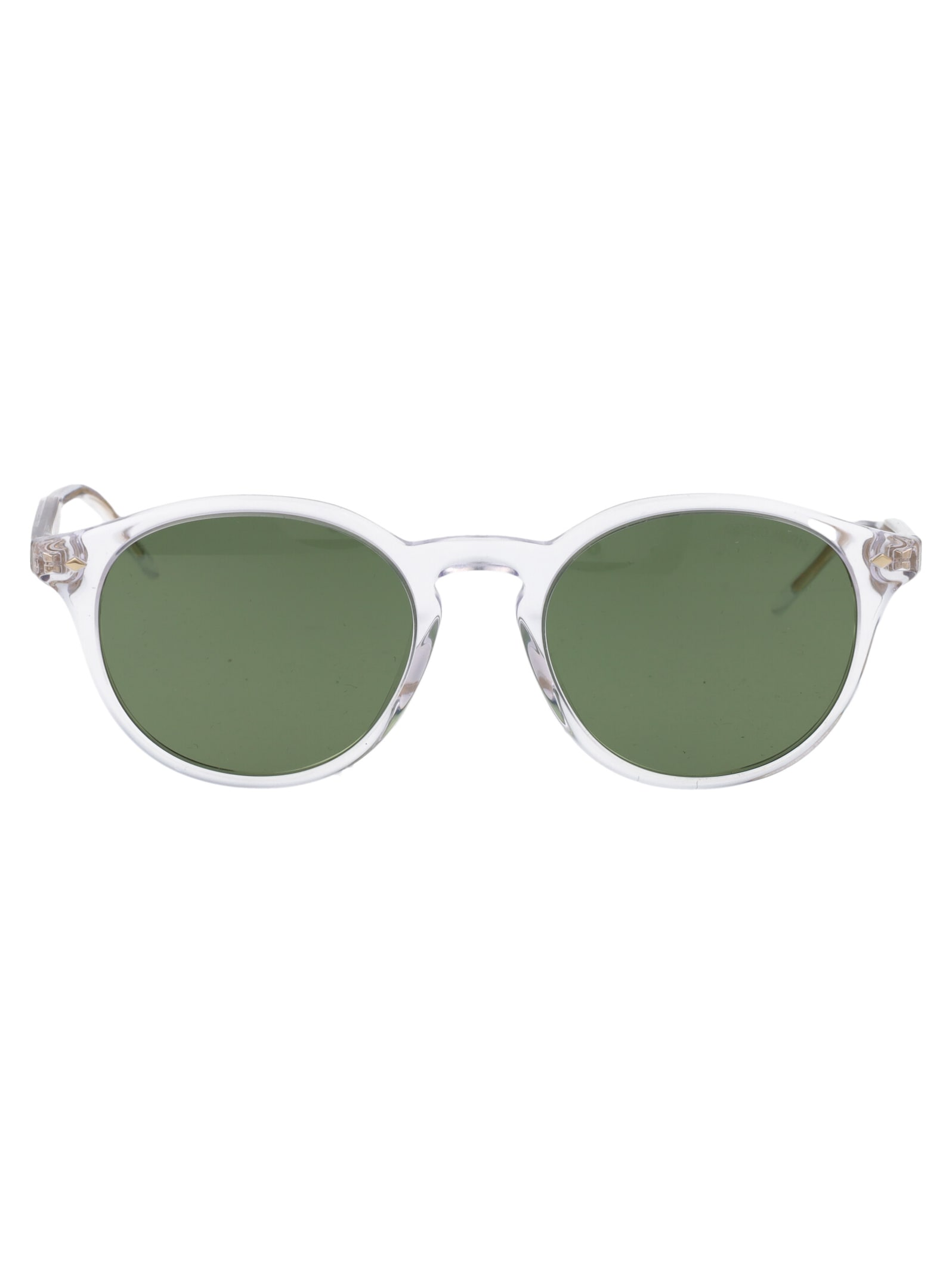 Shop Giorgio Armani 0ar8211 Sunglasses In 607514 Crystal