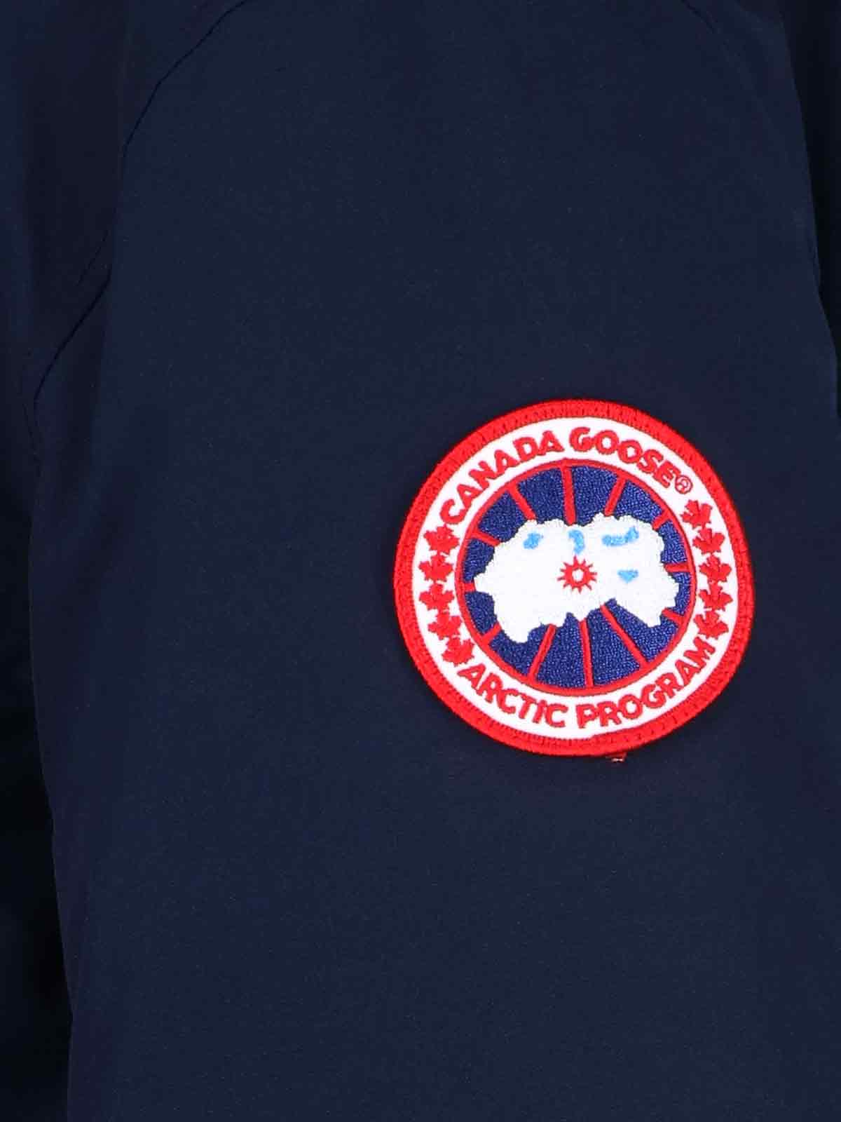 Shop Canada Goose Langford Parka In Blu