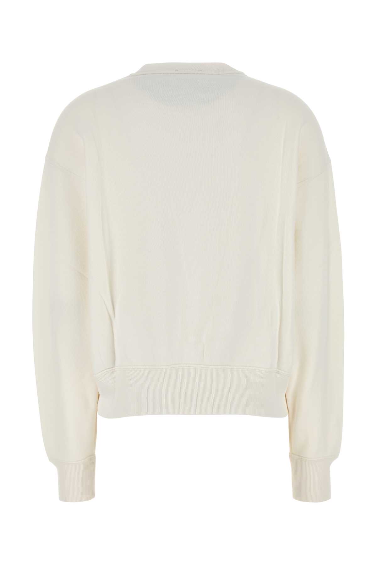 Shop Ralph Lauren White Cotton Blend Sweatshirt