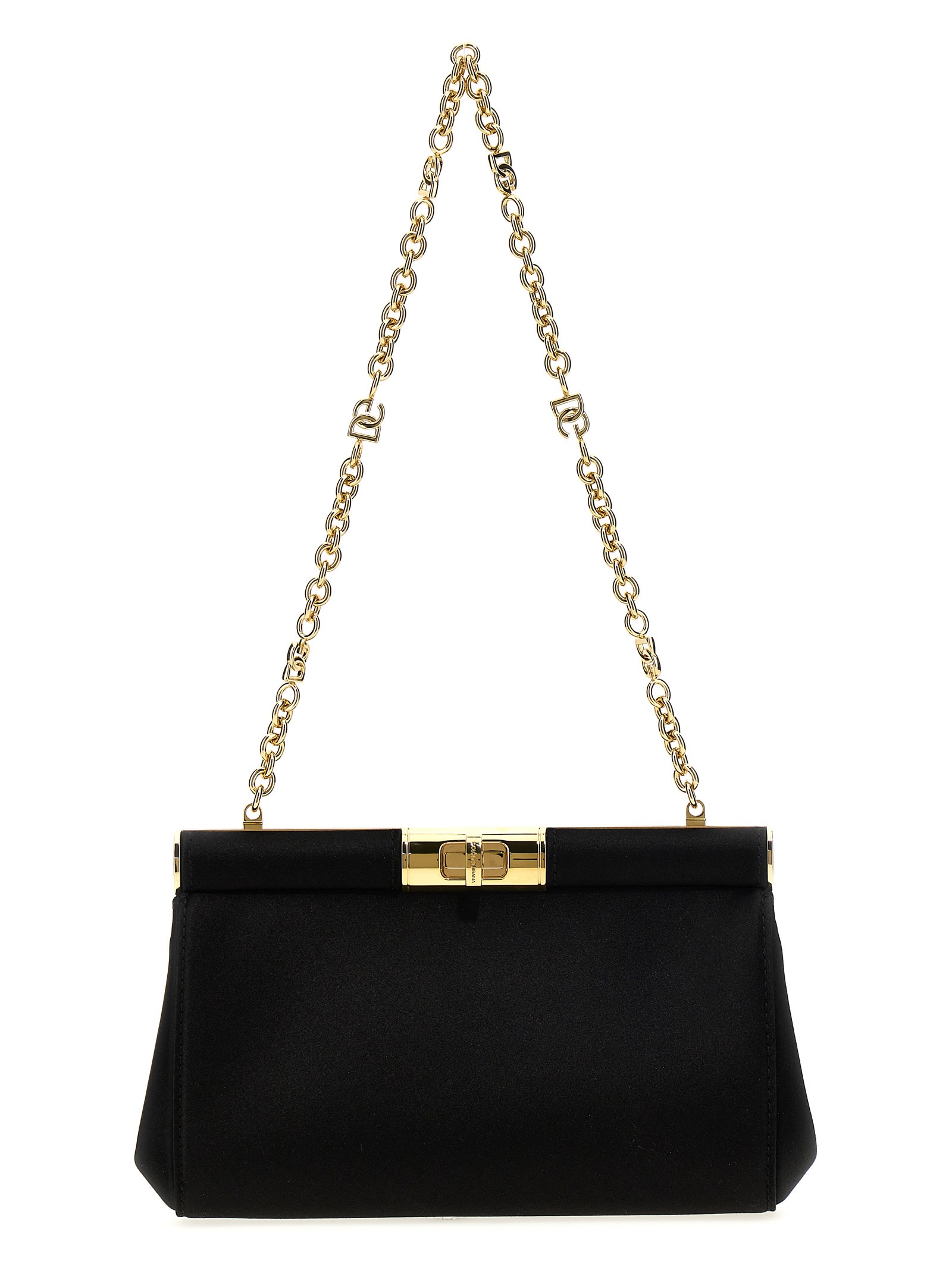 Dolce & Gabbana Marlene Small Shoulder Bag In Black