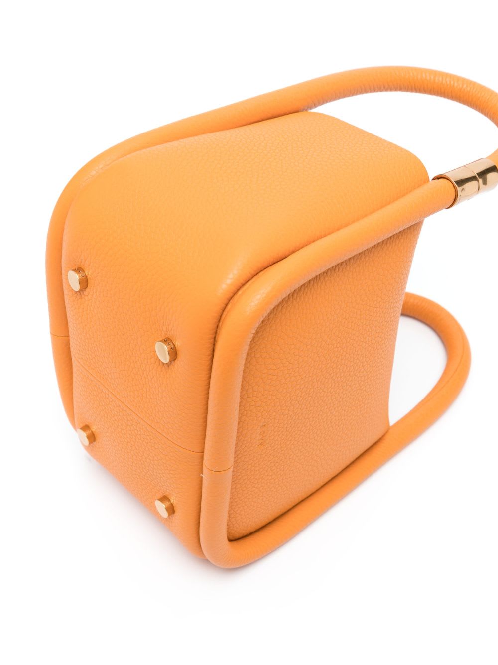 Boyy Wonton 20 Pebble Leather Handbag In Orange