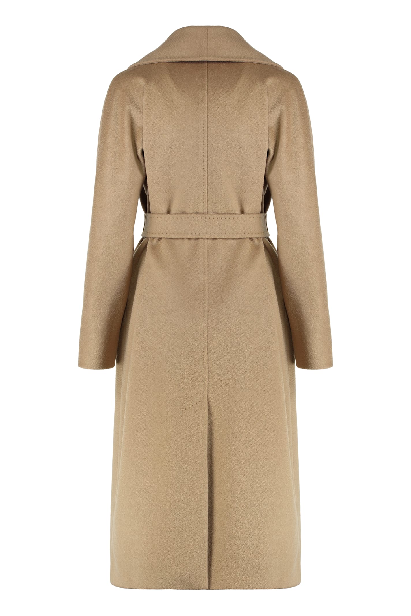 Max Mara Studio Coat In Cashmere Blend In Brown