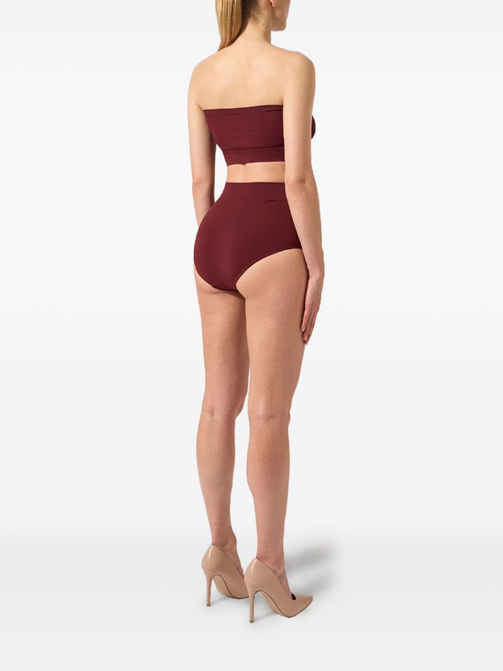 Wolford Seamless Top In Burgundy
