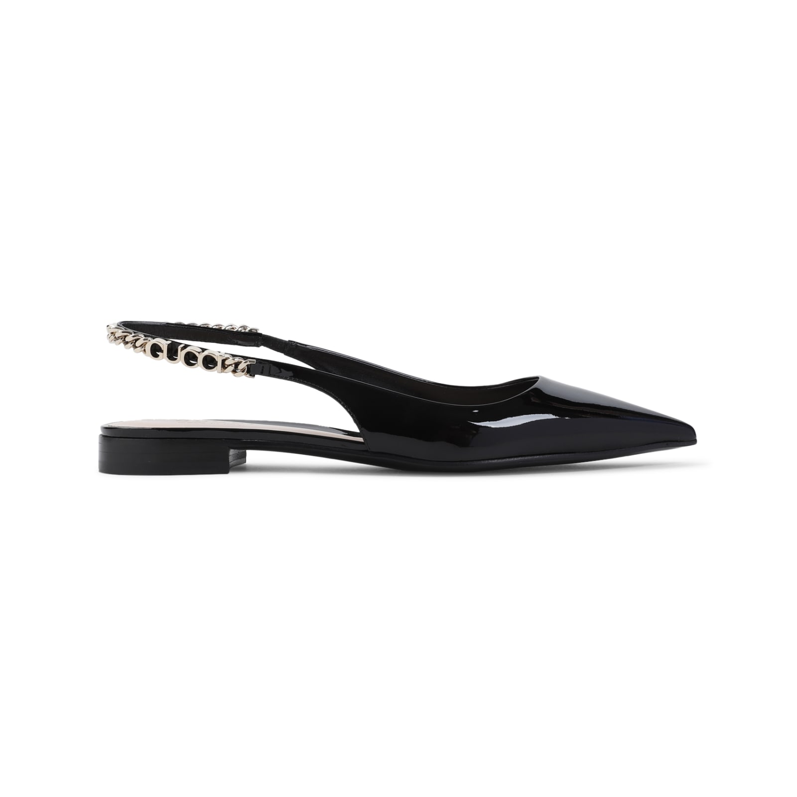 Shop Gucci Signoria Ballerina In Nero Nero