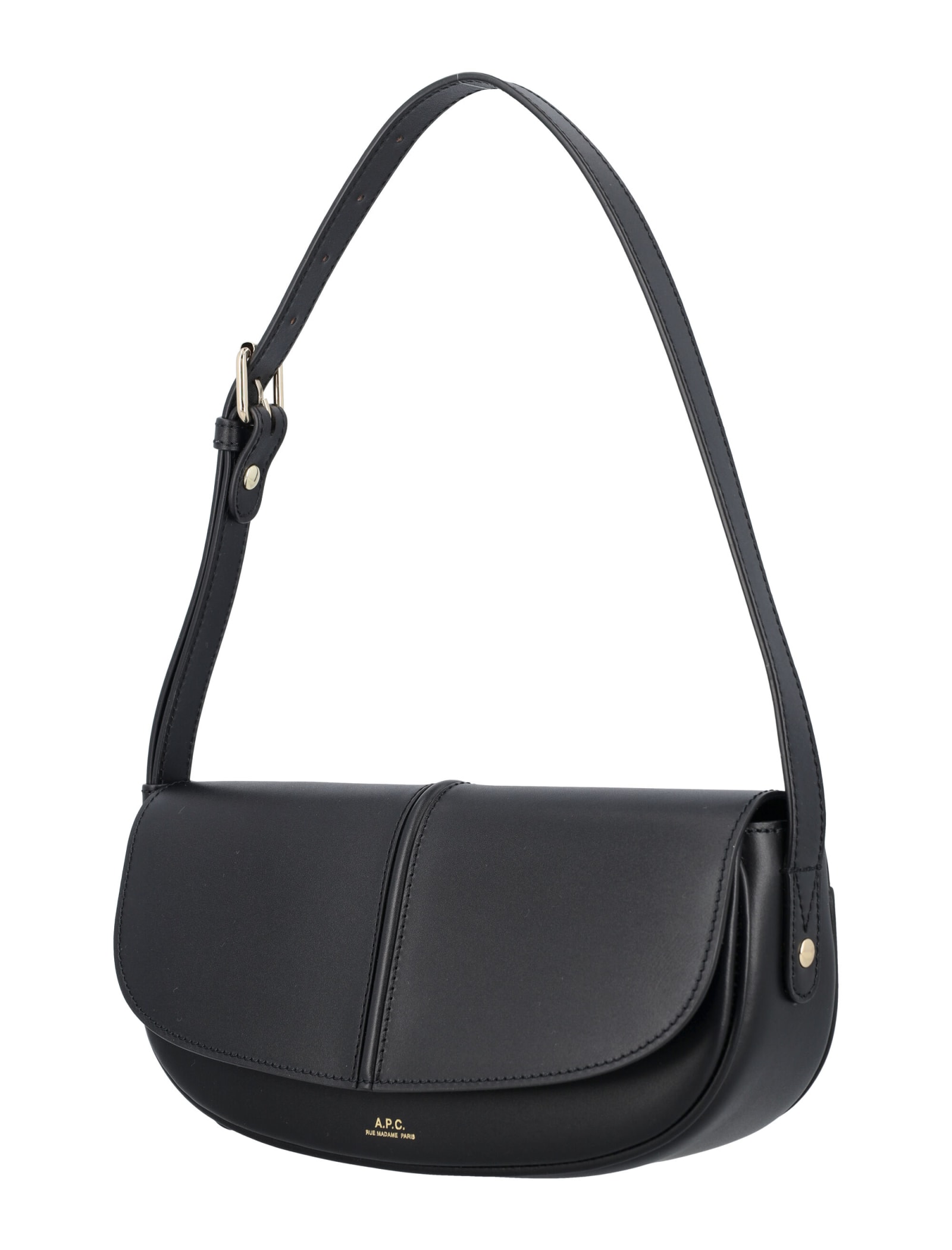 Shop Apc Betty Shoulder Bag In Black