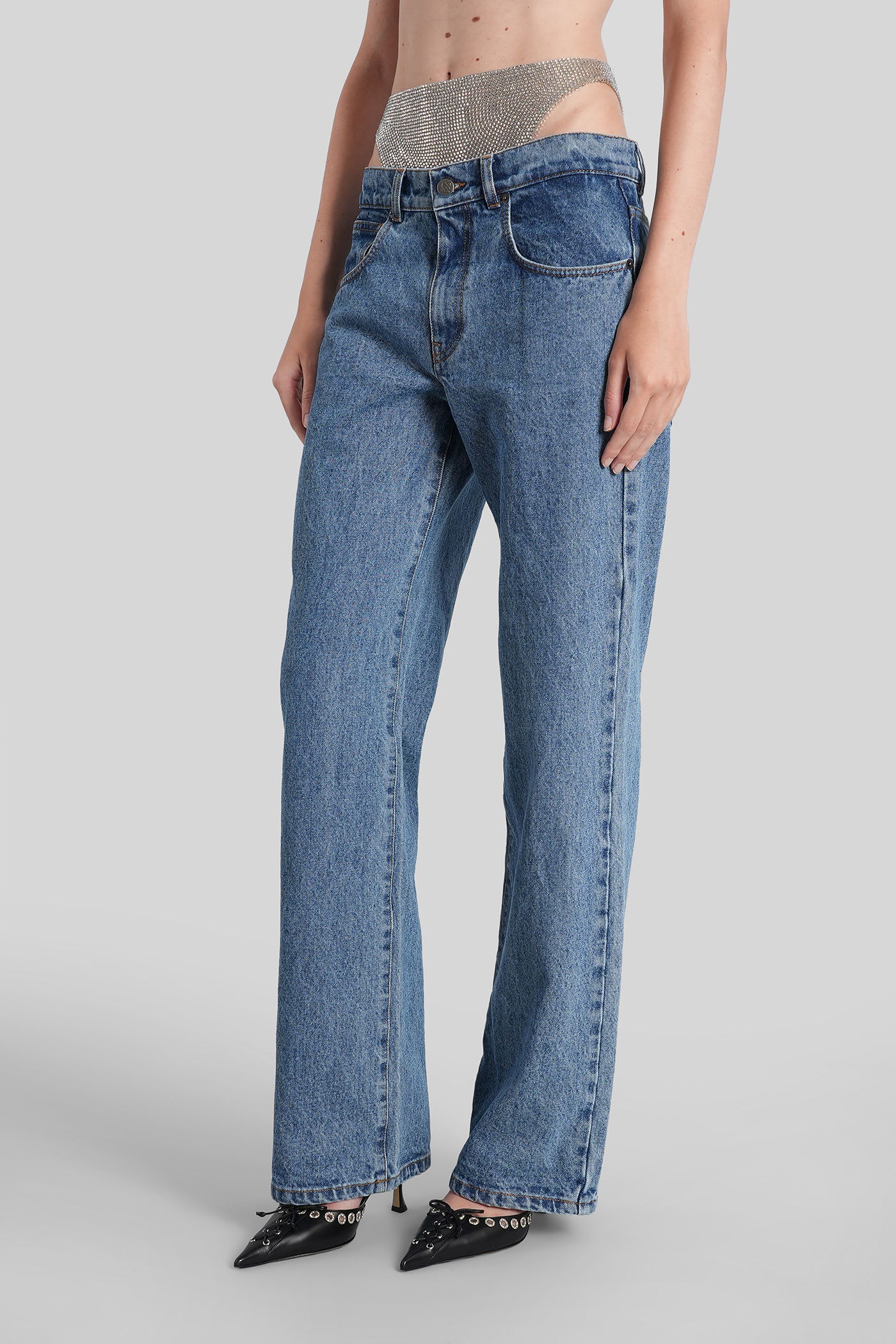 Giuseppe Di Morabito Jeans In Blue Cotton In Blue