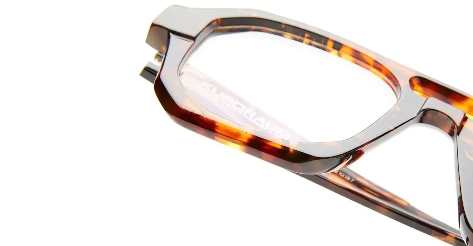 Kuboraum Mask K33 Hsp - Havana Stripes Rx Glasses In Brown