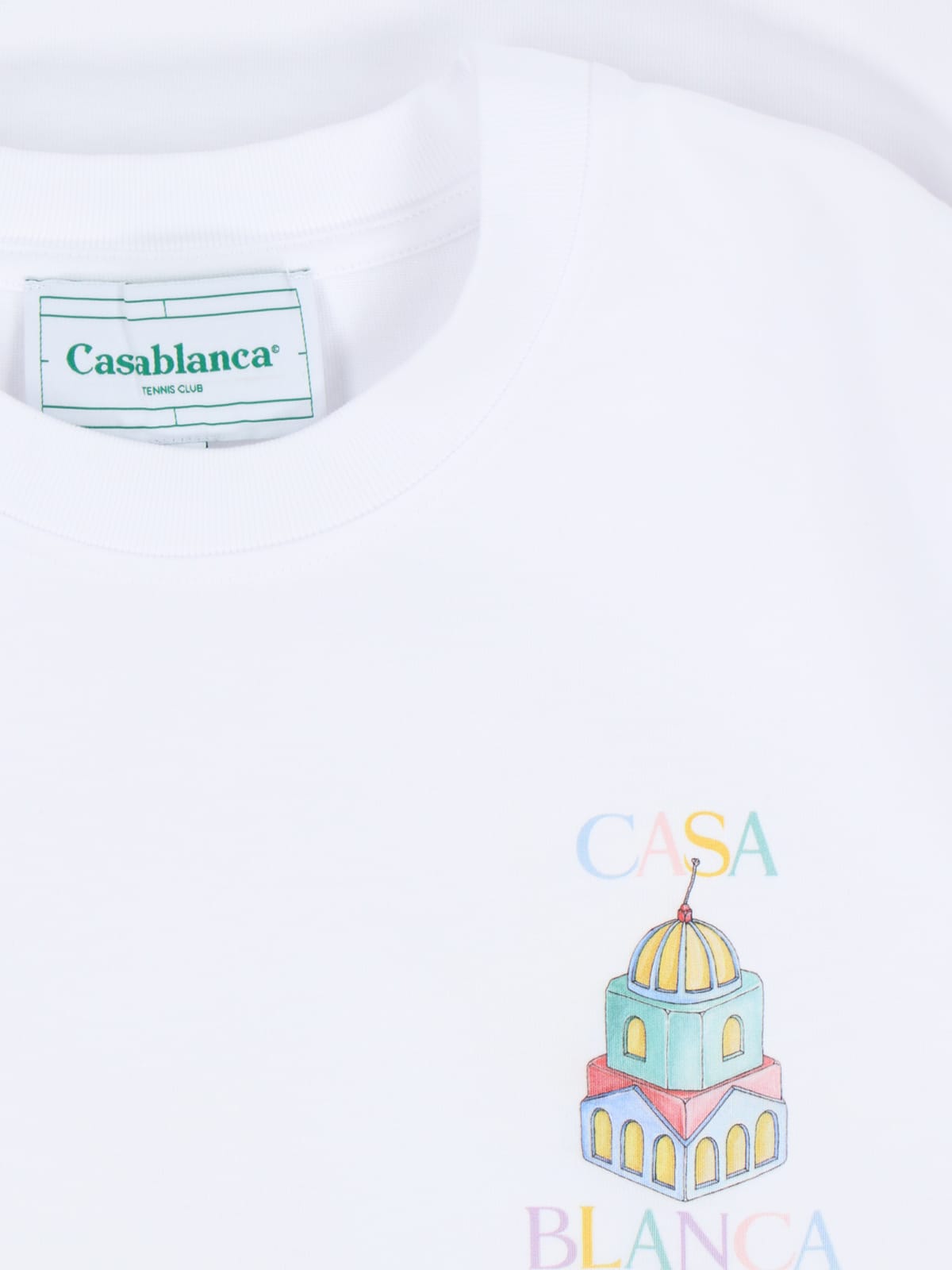 Shop Casablanca Tennis Pastelle T-shirt In Non Definito