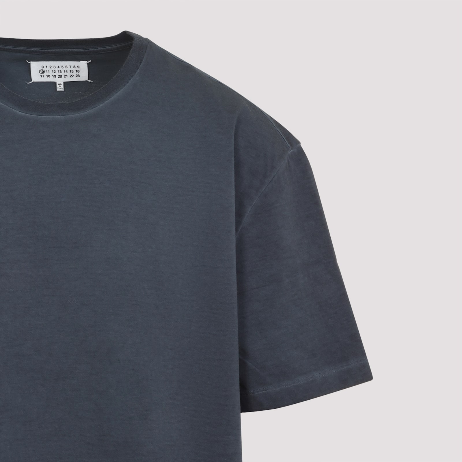 Maison Margiela Cotton T-shirt In Gray