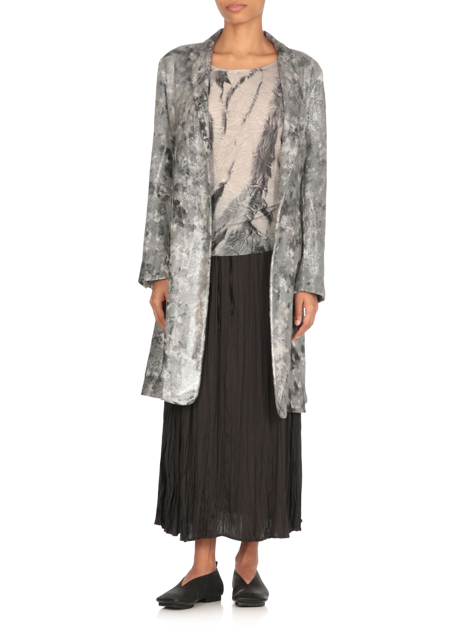 Avant Toi Grey Silk Blend Sweater