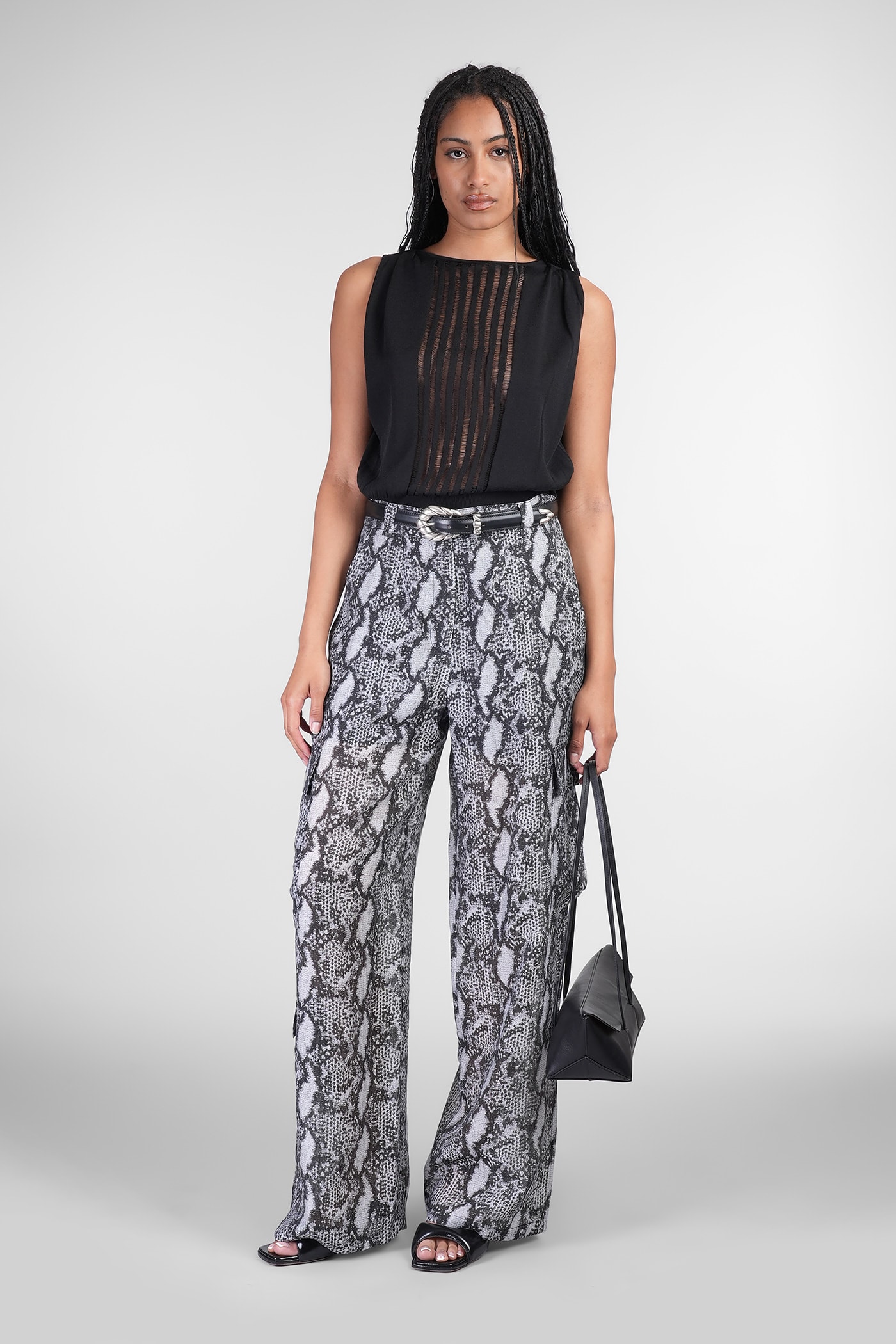 Iro Ulzie Topwear In Black Viscose
