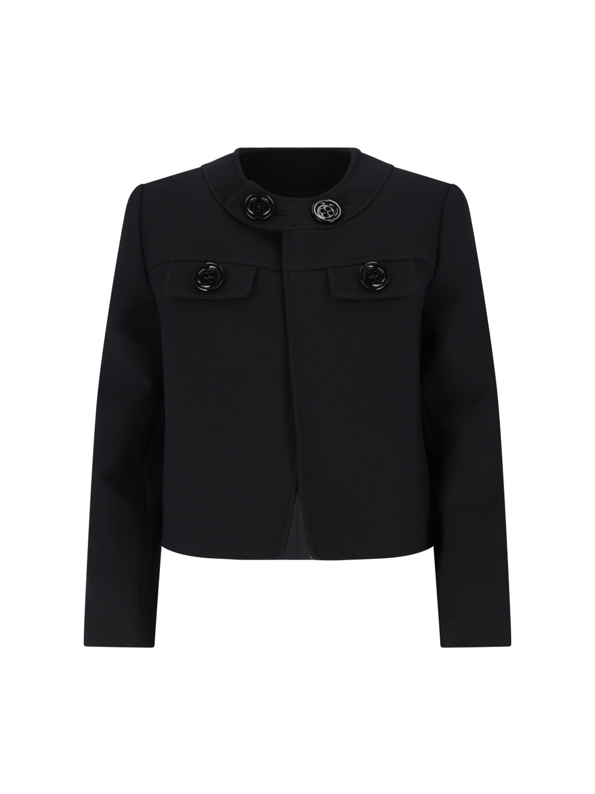 Wool Jacket With Maxi Buttons