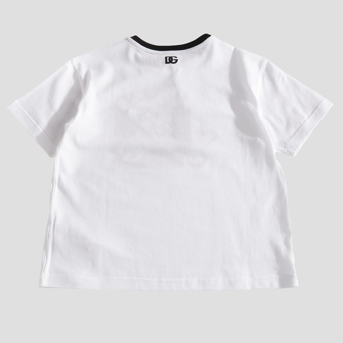 Dolce & Gabbana White Cotton T-shirt In White