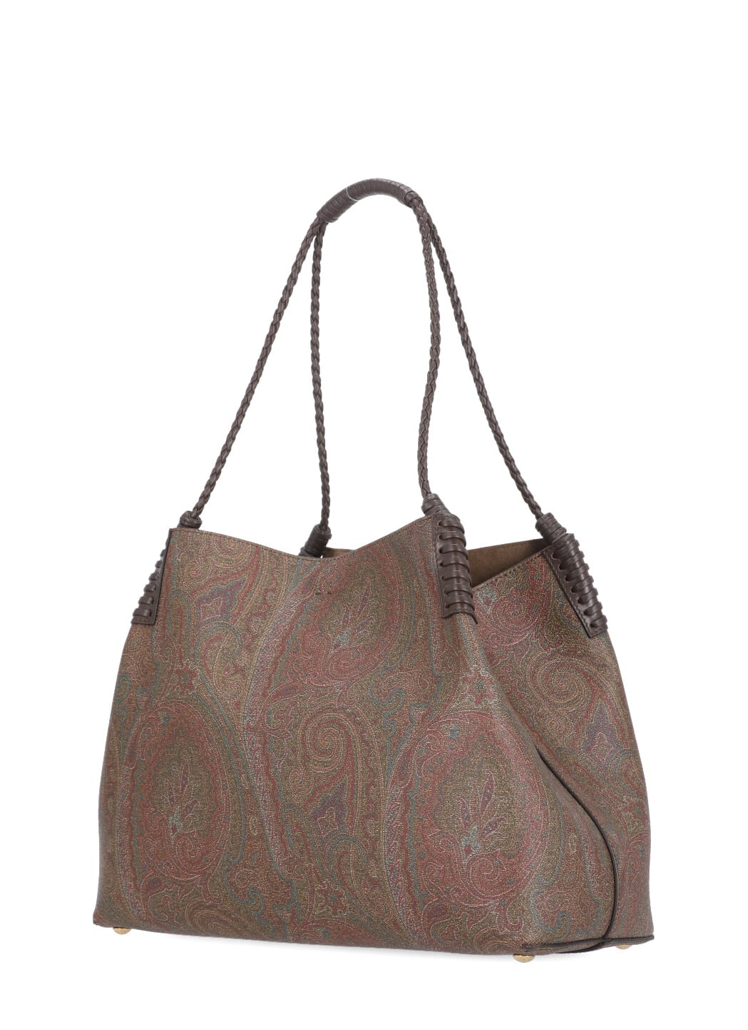 Shop Etro Libra Medium Bag In Brown